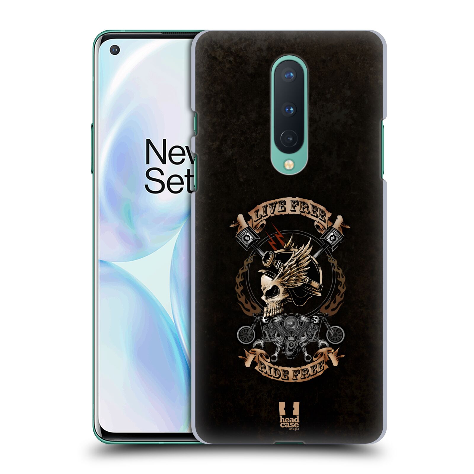 HEAD CASE DESIGNS SKULL BIKERS HARD BACK CASE FOR OPPO PHONES - 第 10/10 張圖片