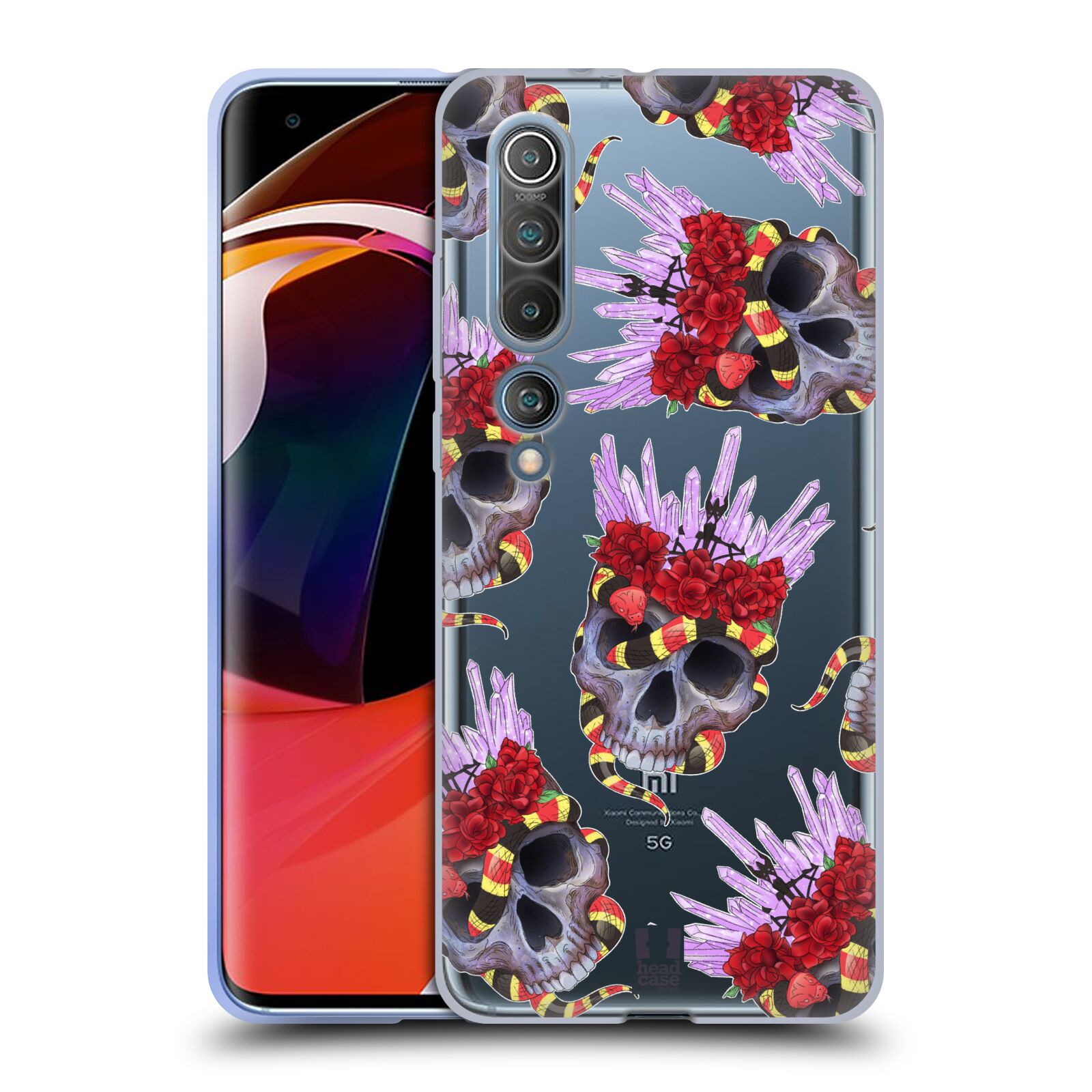 HEAD CASE DESIGNS SKULLS AND CRYSTALS SOFT GEL CASE FOR XIAOMI PHONES