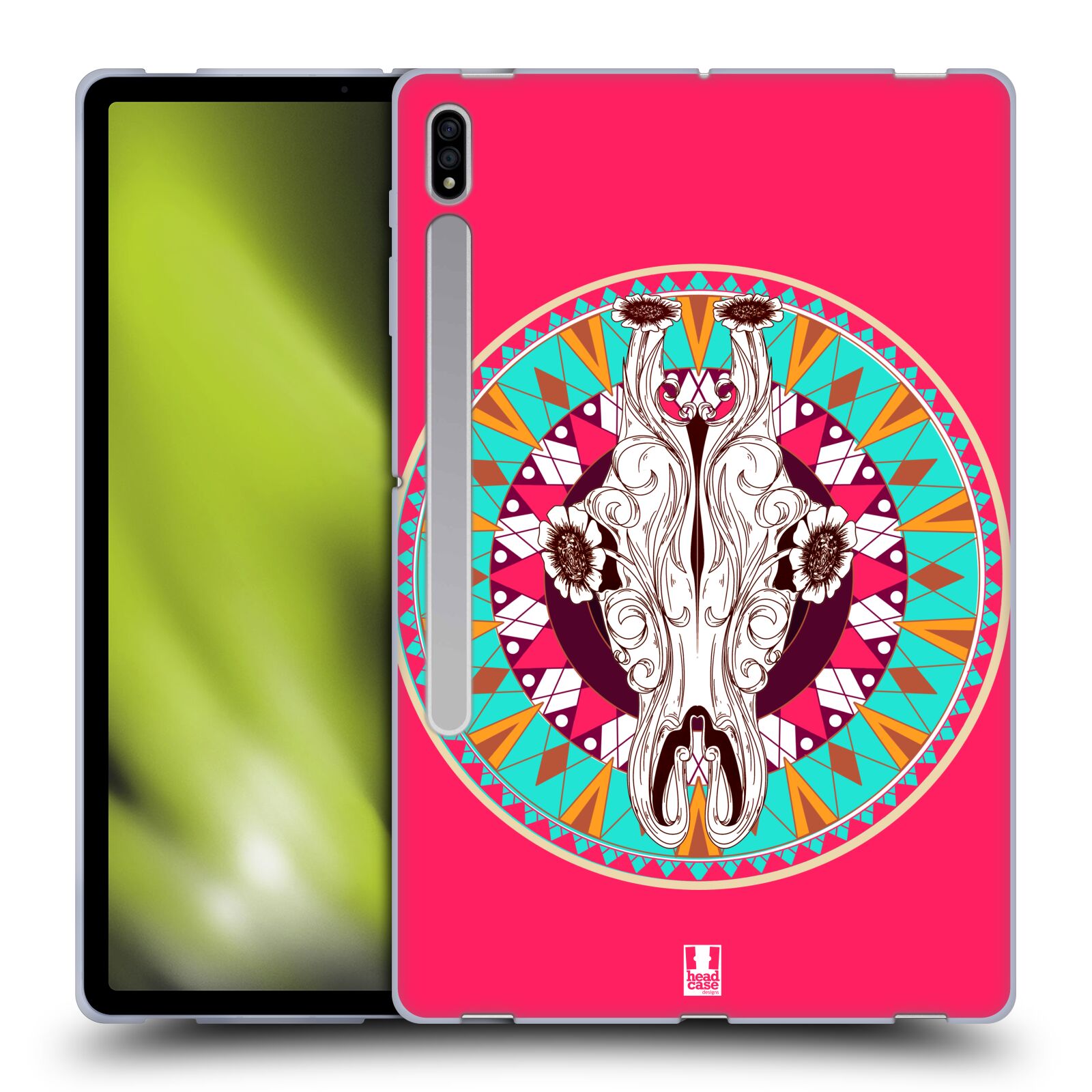 HEAD CASE DESIGNS SKULLS FOLK ART SOFT GEL CASE FOR SAMSUNG TABLETS 1 - Picture 8 of 13