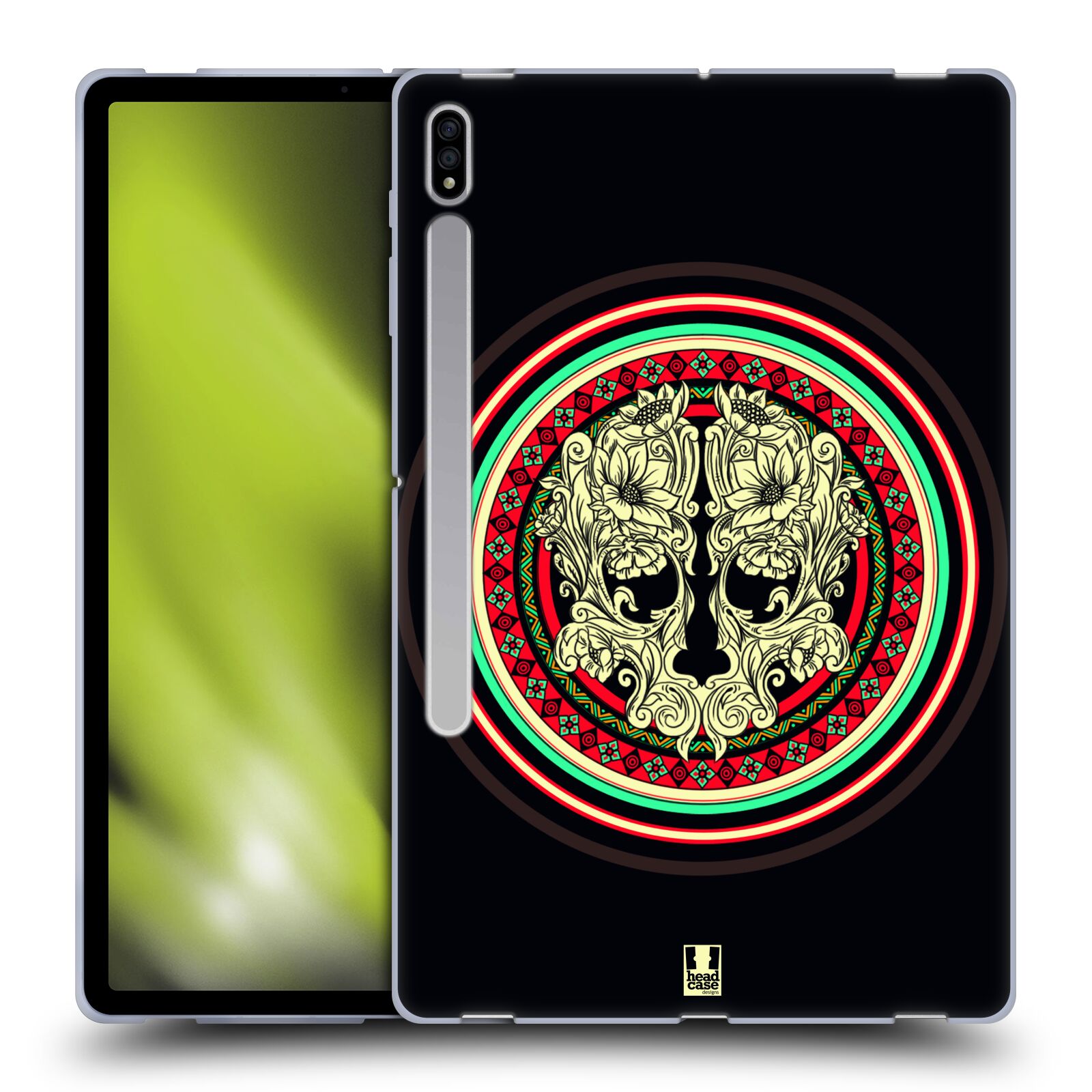 HEAD CASE DESIGNS SKULLS FOLK ART SOFT GEL CASE FOR SAMSUNG TABLETS 1 - Picture 10 of 13
