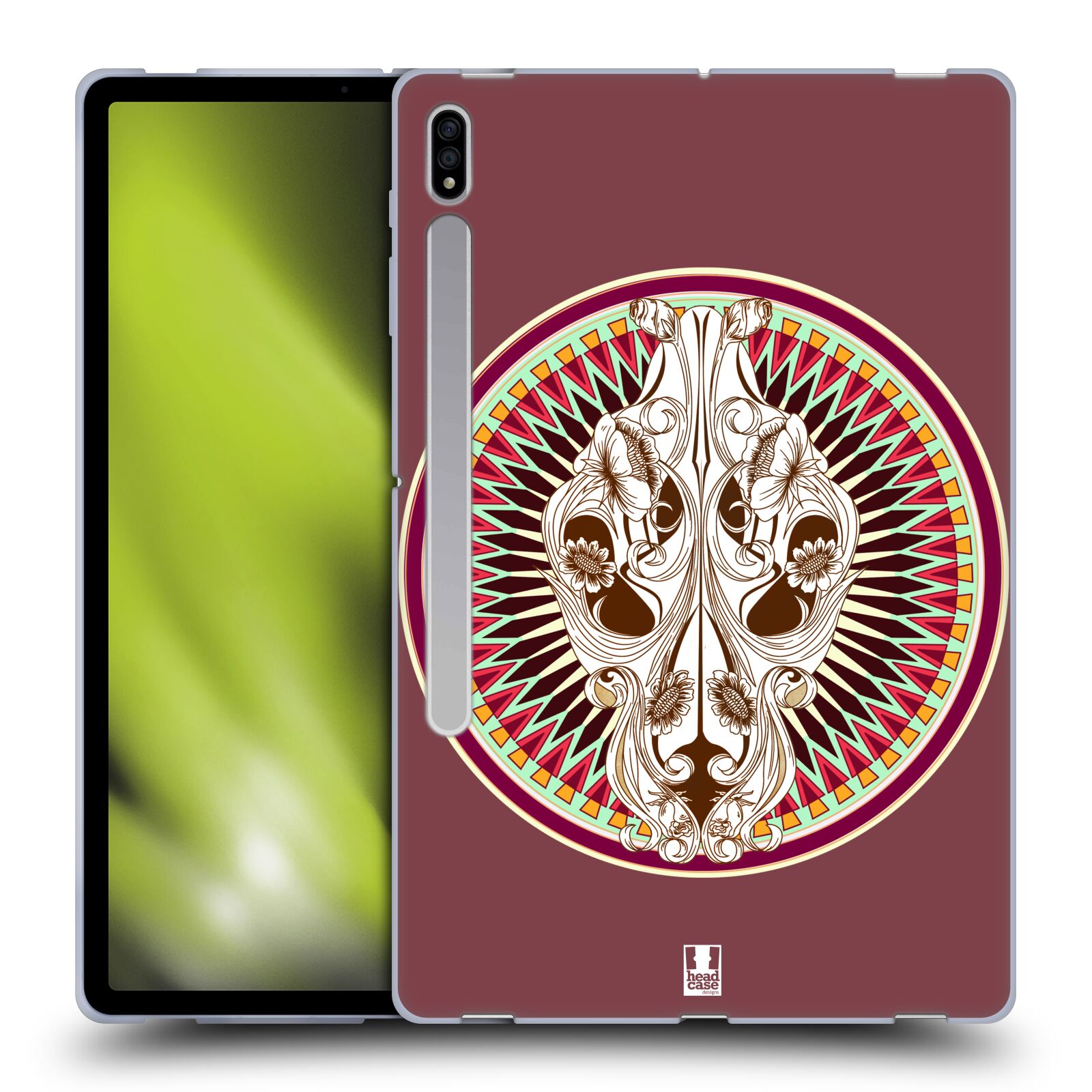 HEAD CASE DESIGNS SKULLS FOLK ART SOFT GEL CASE FOR SAMSUNG TABLETS 1 - Picture 11 of 13