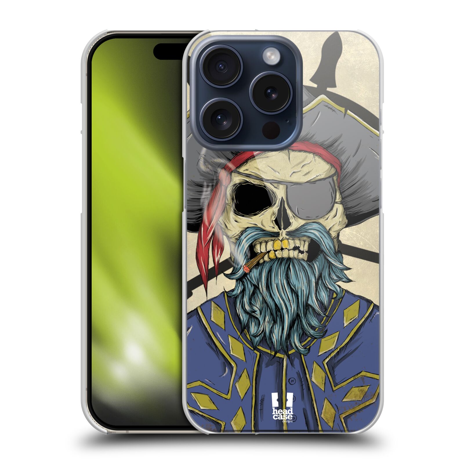 HEAD CASE DESIGNS SKULL PIRATES HARD BACK CASE FOR APPLE iPHONE PHONES - Picture 9 of 10