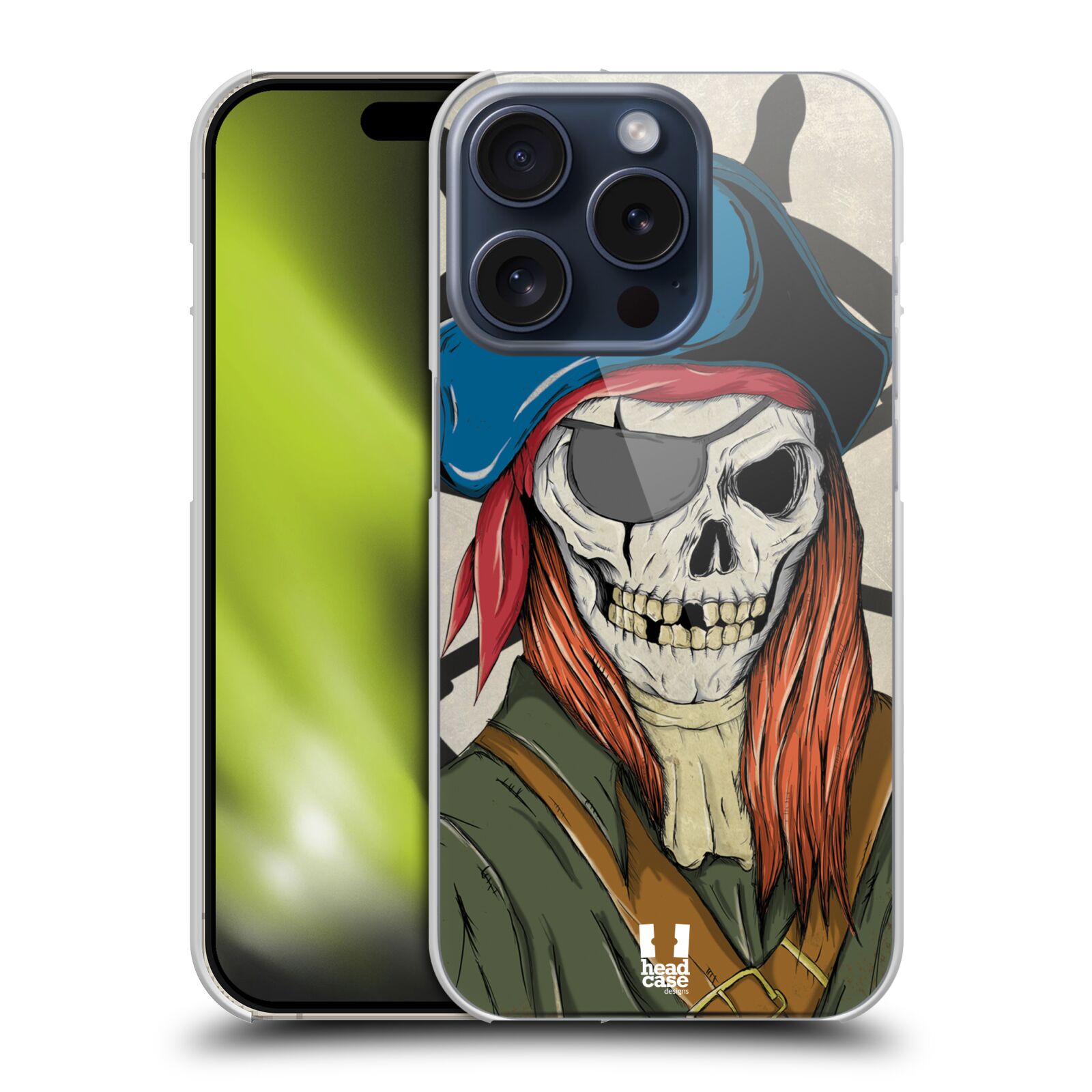 HEAD CASE DESIGNS SKULL PIRATES HARD BACK CASE FOR APPLE iPHONE PHONES - Picture 10 of 10