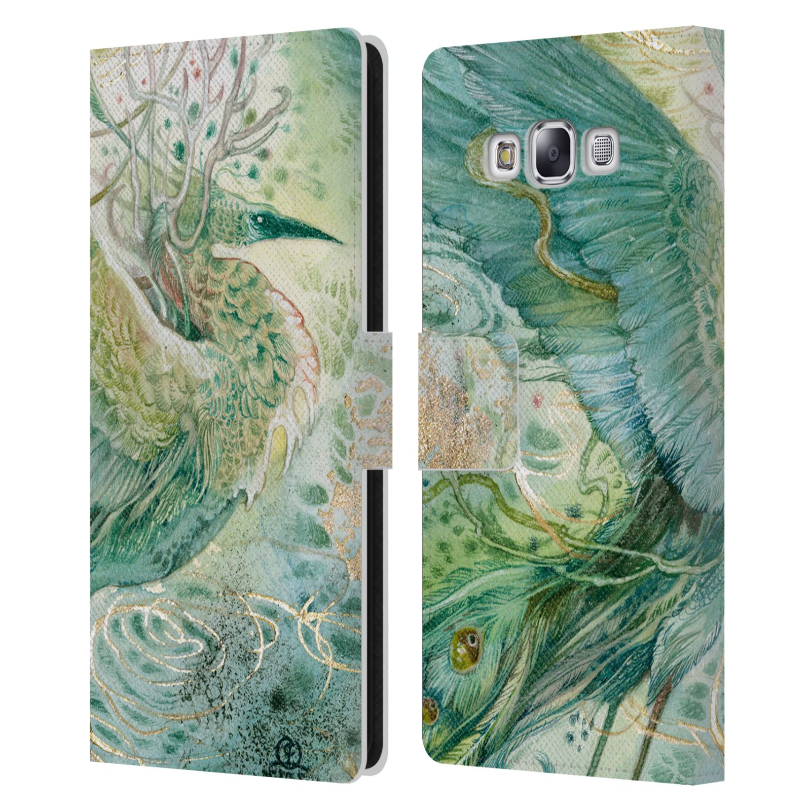 OFFICIAL STEPHANIE LAW BIRDS LEATHER BOOK WALLET CASE COVER FOR 