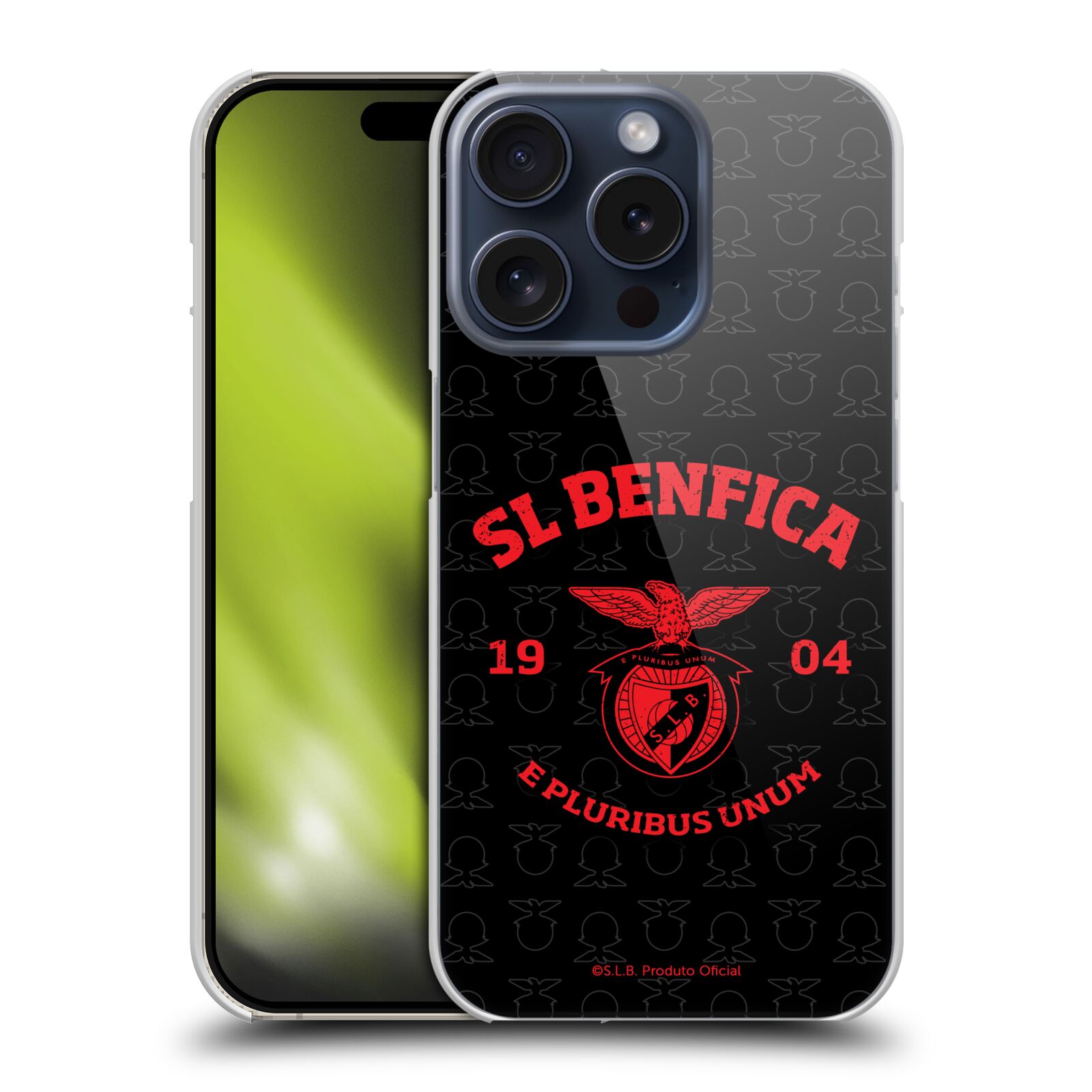 OFFICIAL S.L. BENFICA 2021/22 CREST HARD BACK CASE FOR APPLE iPHONE PHONES