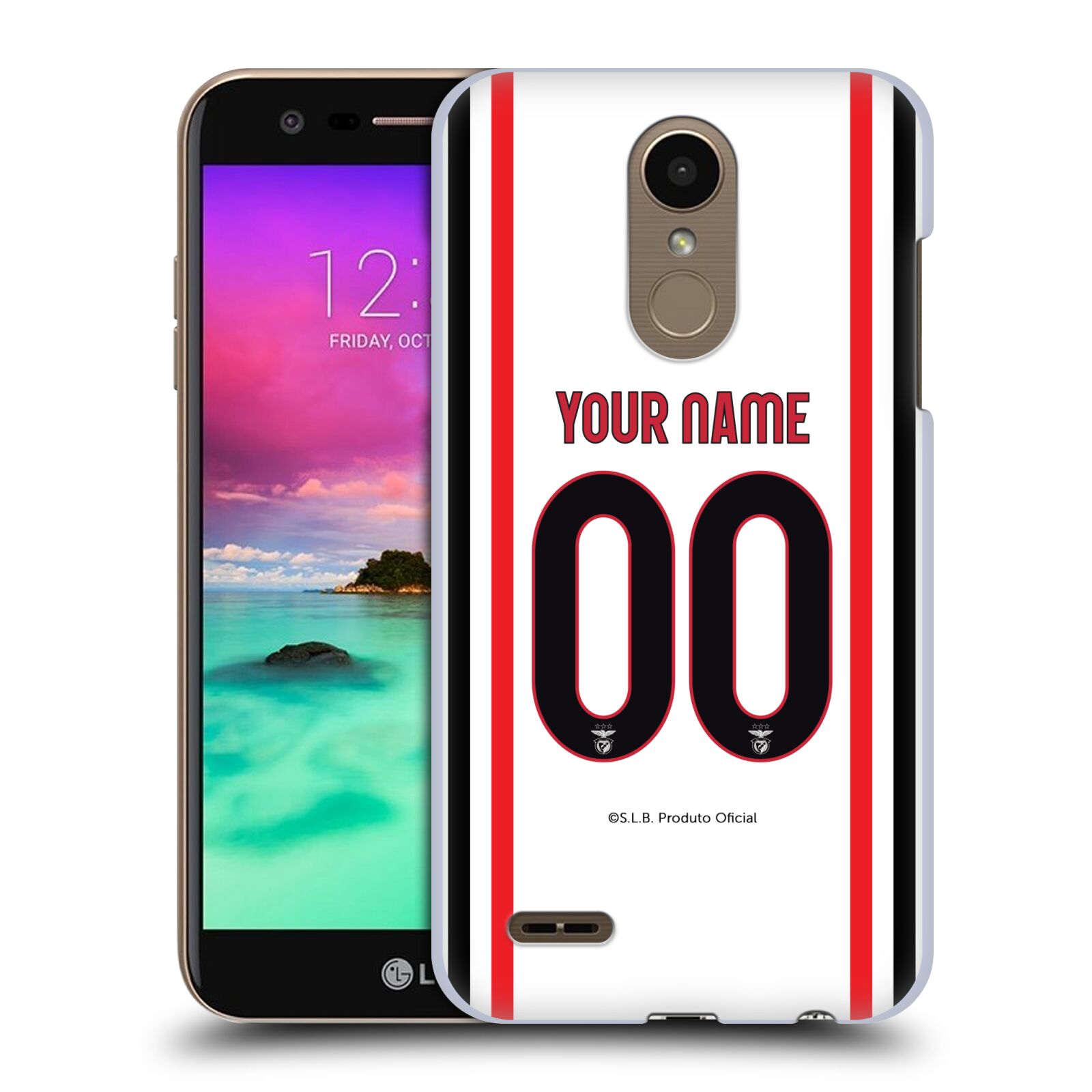 CUSTOM CUSTOMISED PERSONALISED S.L. BENFICA 2021/22 KIT CASE FOR LG PHONES 1 - 第 8/10 張圖片
