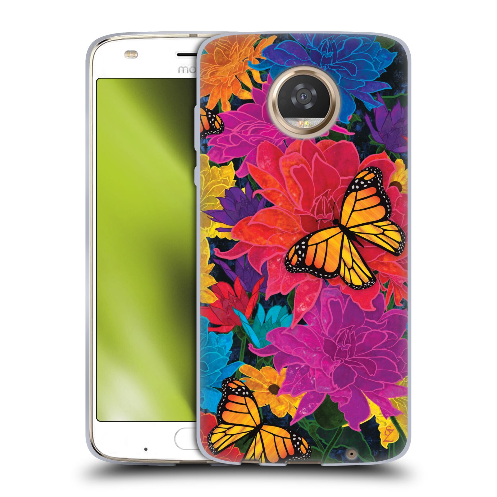 OFFICIAL SUZAN LIND BUTTERFLIES SOFT GEL CASE FOR MOTOROLA PHONES 2 - Picture 8 of 14