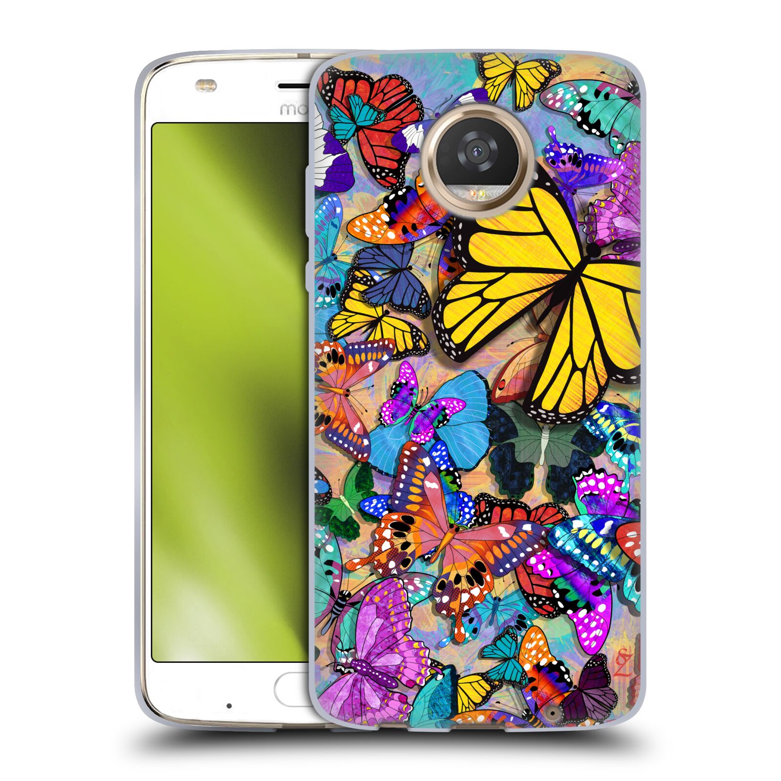OFFICIAL SUZAN LIND BUTTERFLIES SOFT GEL CASE FOR MOTOROLA PHONES 2 - Picture 11 of 14
