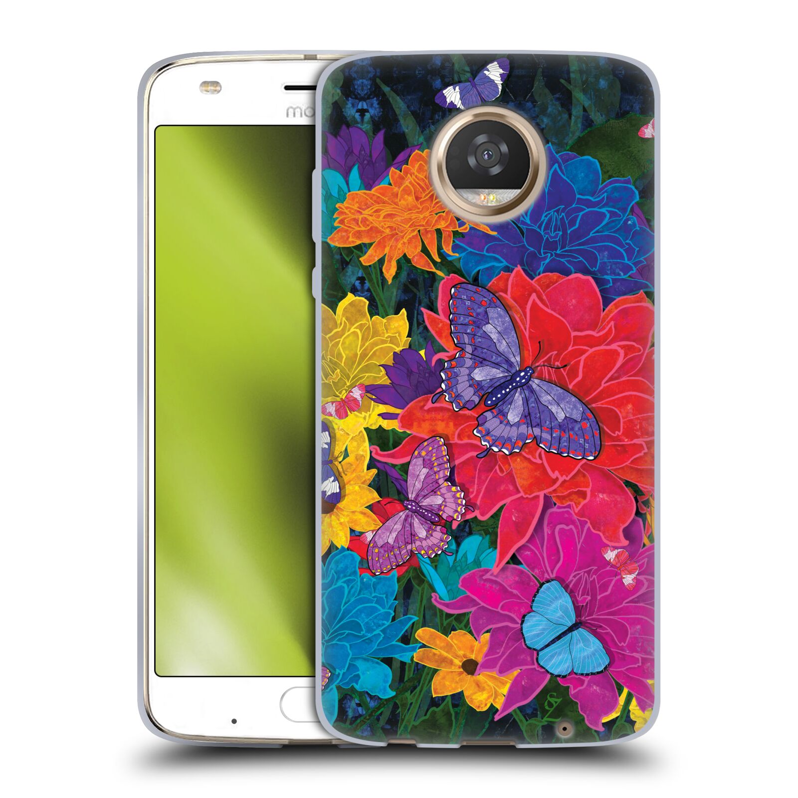 OFFICIAL SUZAN LIND BUTTERFLIES SOFT GEL CASE FOR MOTOROLA PHONES 2 - Picture 9 of 14