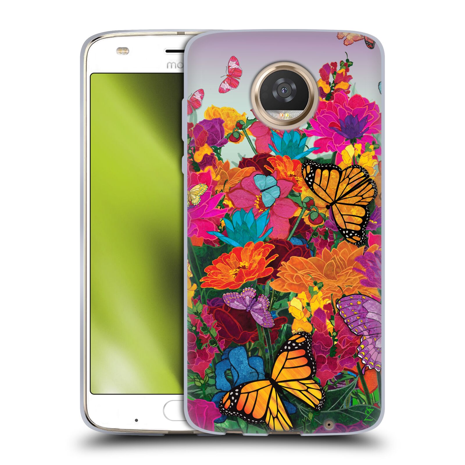 OFFICIAL SUZAN LIND BUTTERFLIES SOFT GEL CASE FOR MOTOROLA PHONES 2 - Picture 13 of 14