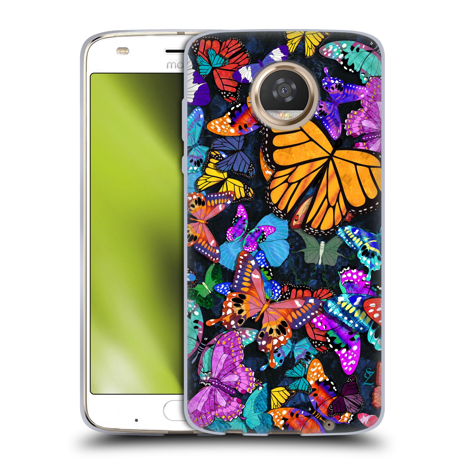 OFFICIAL SUZAN LIND BUTTERFLIES SOFT GEL CASE FOR MOTOROLA PHONES 2 - Picture 12 of 14