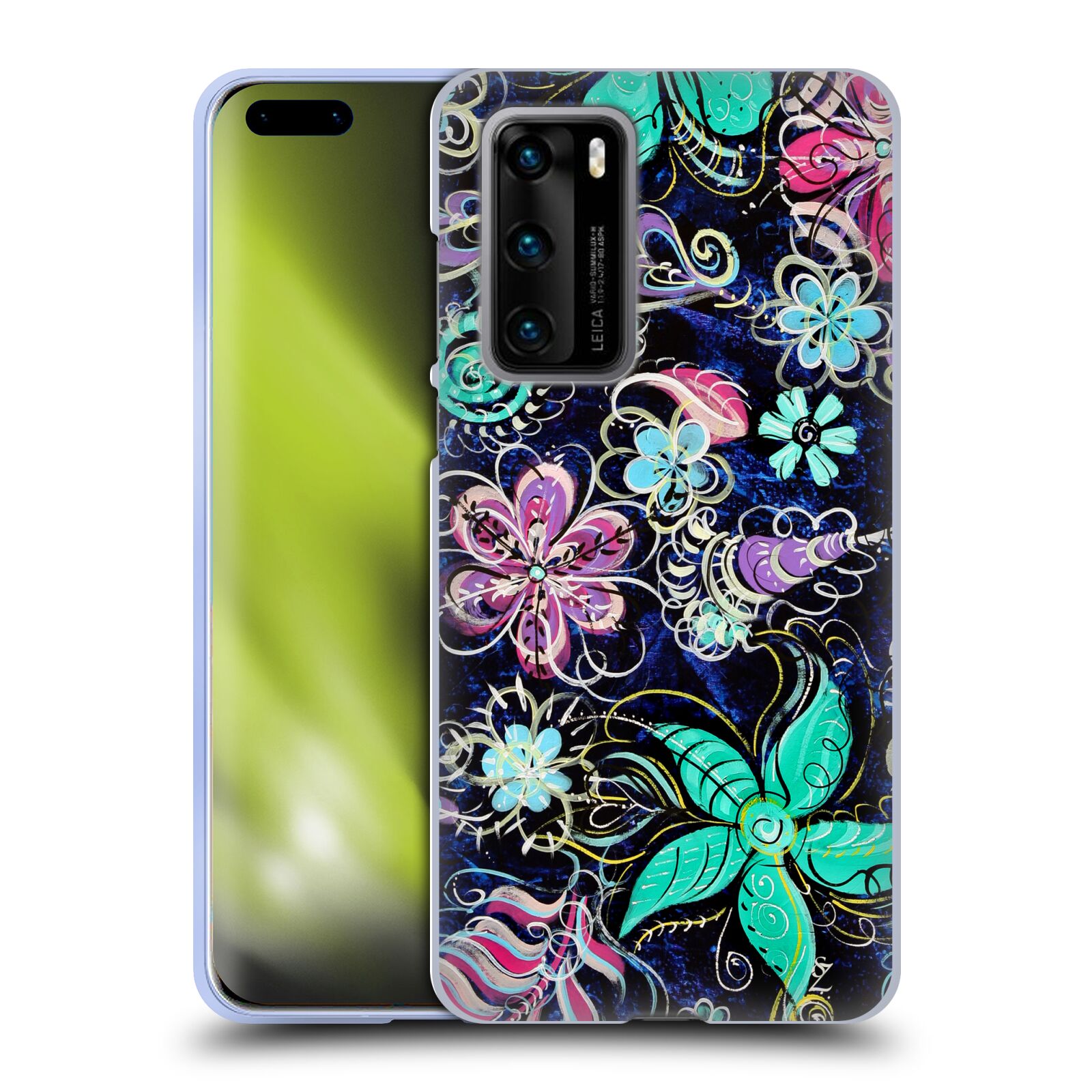 OFFICIAL SUZAN LIND COLOURS & PATTERNS SOFT GEL CASE FOR HUAWEI PHONES 4