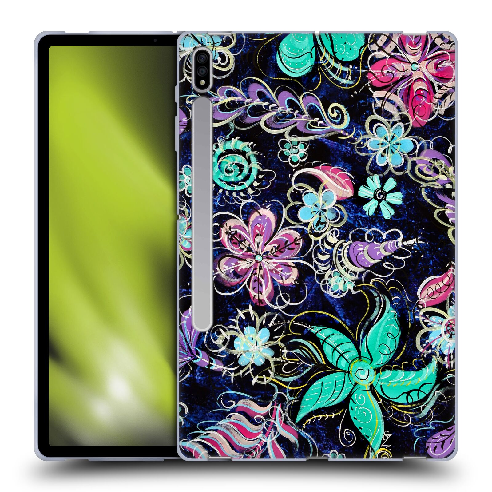 OFFICIAL SUZAN LIND COLOURS & PATTERNS SOFT GEL CASE FOR SAMSUNG TABLETS 1 - Picture 8 of 16