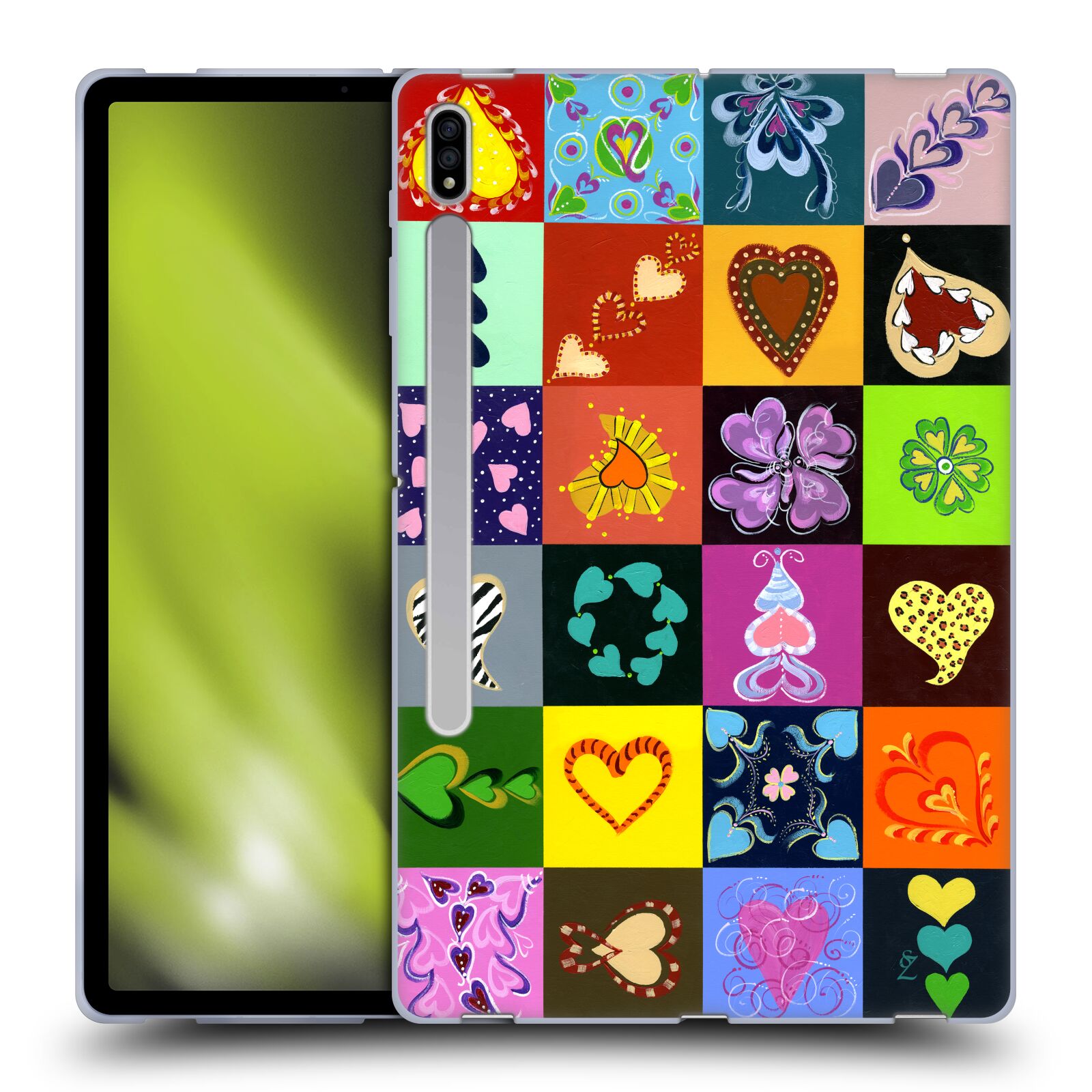OFFICIAL SUZAN LIND COLOURS & PATTERNS SOFT GEL CASE FOR SAMSUNG TABLETS 1 - Picture 9 of 16