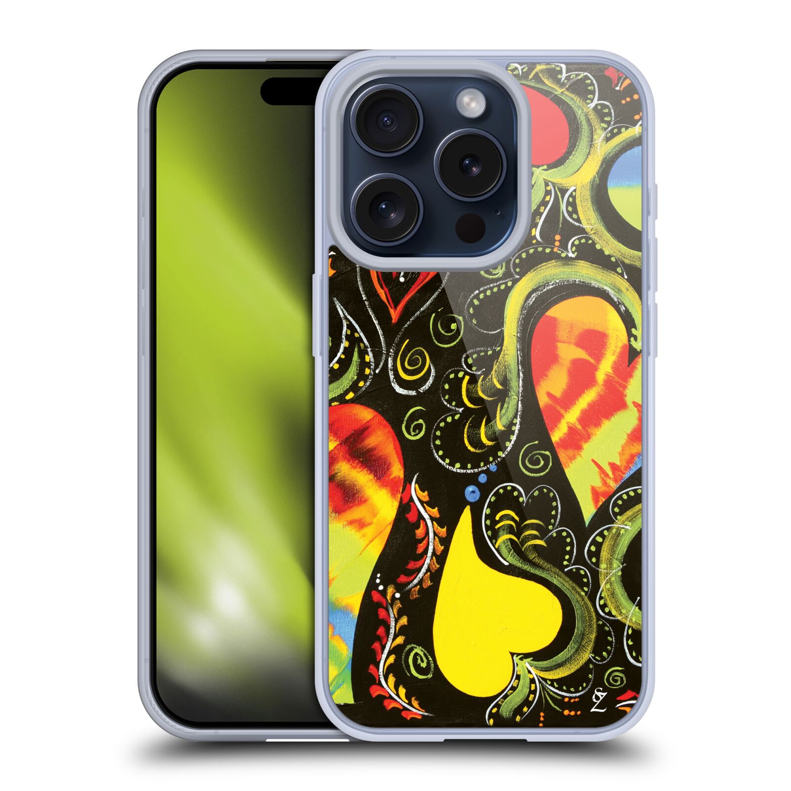 OFFICIAL SUZAN LIND COLOURS & PATTERNS SOFT GEL CASE FOR APPLE iPHONE PHONES - Picture 12 of 15