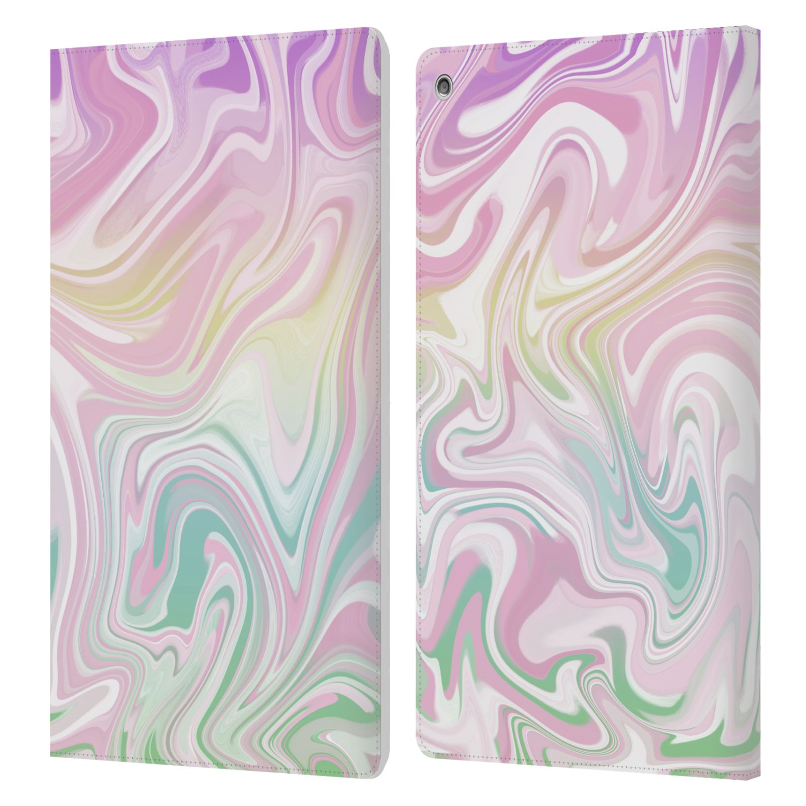 OFFICIAL SUZAN LIND MARBLE 2 LEATHER BOOK WALLET CASE COVER FOR AMAZON FIRE - Picture 14 of 17