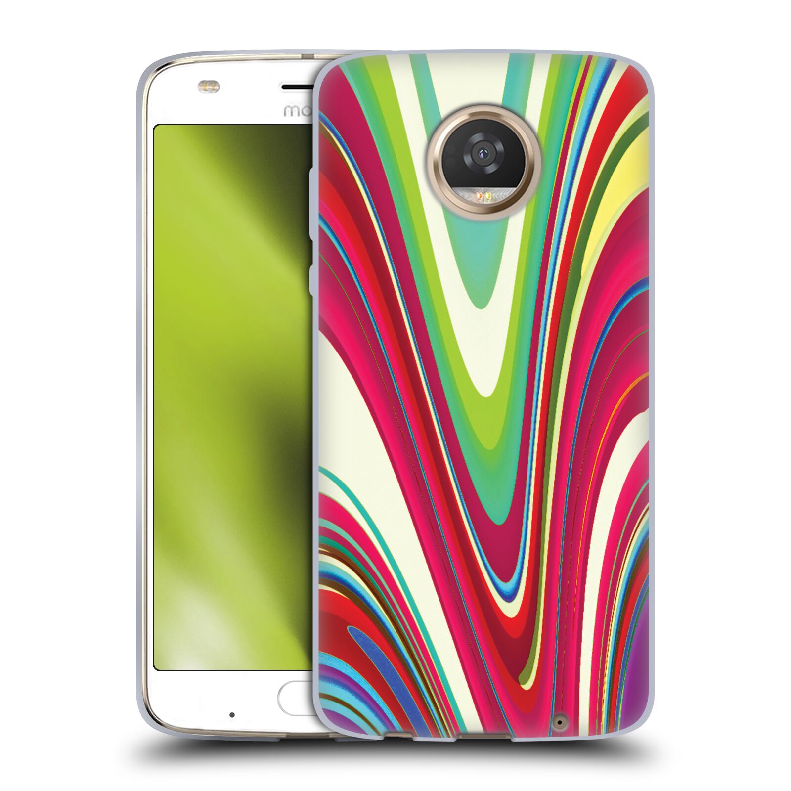 OFFICIAL SUZAN LIND MARBLE SWIRLS SOFT GEL CASE FOR MOTOROLA PHONES