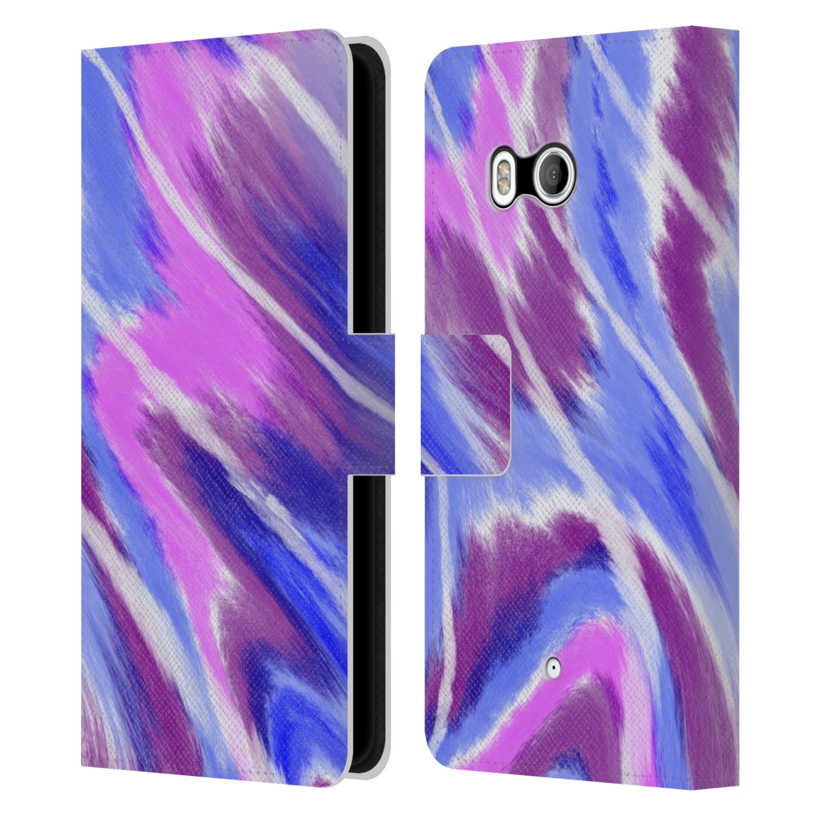OFFICIAL SUZAN LIND TIE DYE LEATHER BOOK WALLET CASE COVER FOR HTC PHONES 1 - Picture 7 of 7