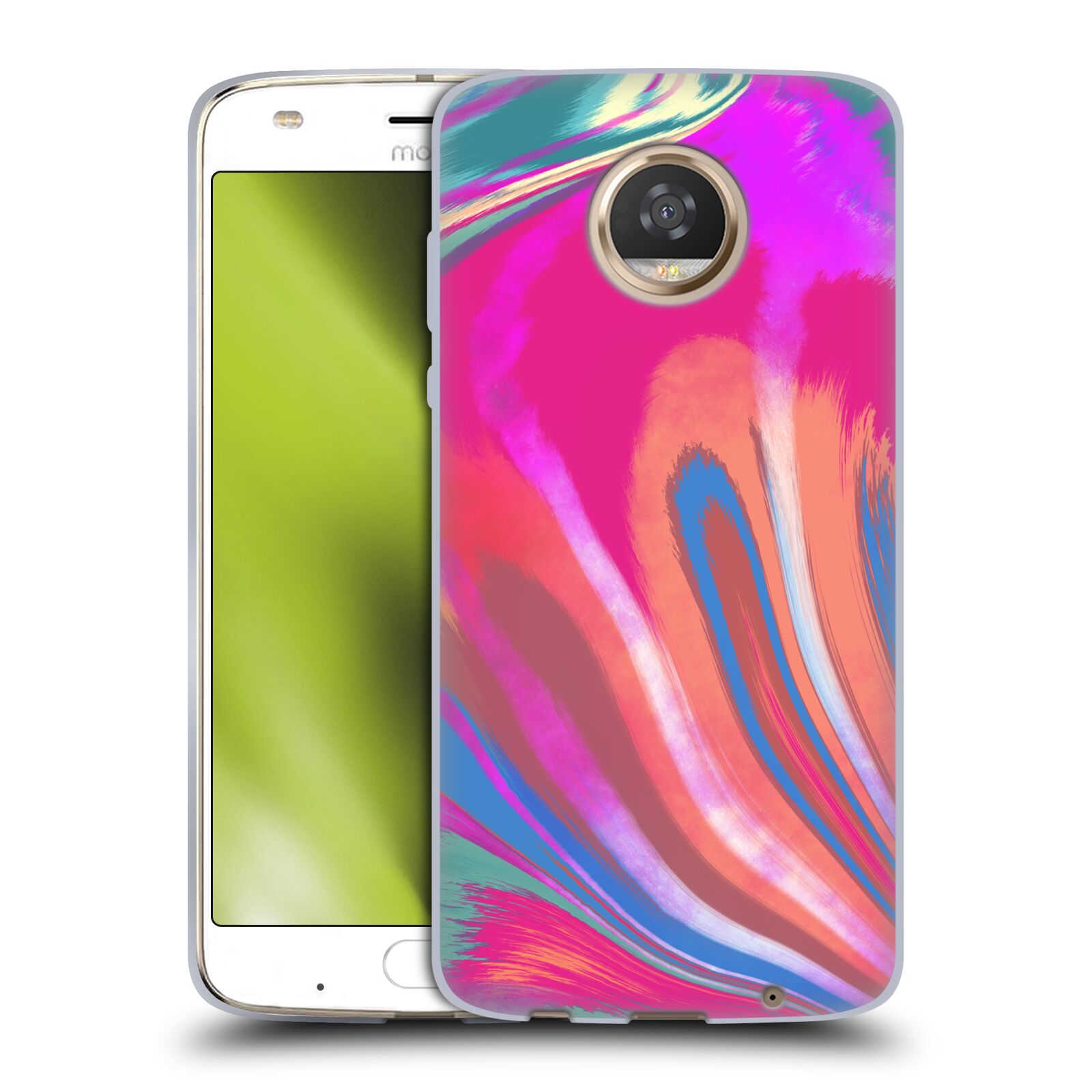 OFFICIAL SUZAN LIND TIE DYE SOFT GEL CASE FOR MOTOROLA PHONES