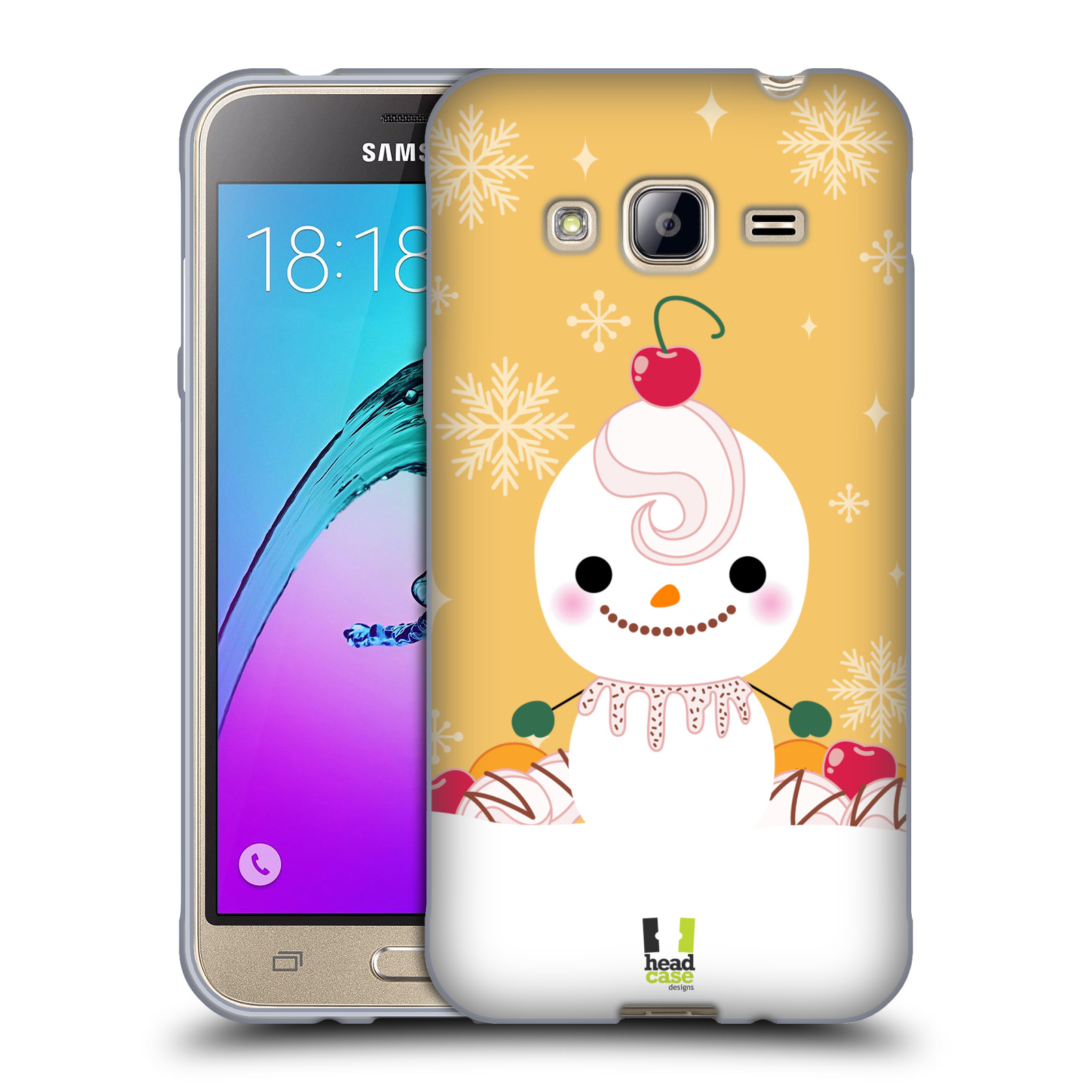 HEAD CASE DESIGNS SNOWMEN SOFT GEL CASE FOR SAMSUNG PHONES 3 - Picture 8 of 13