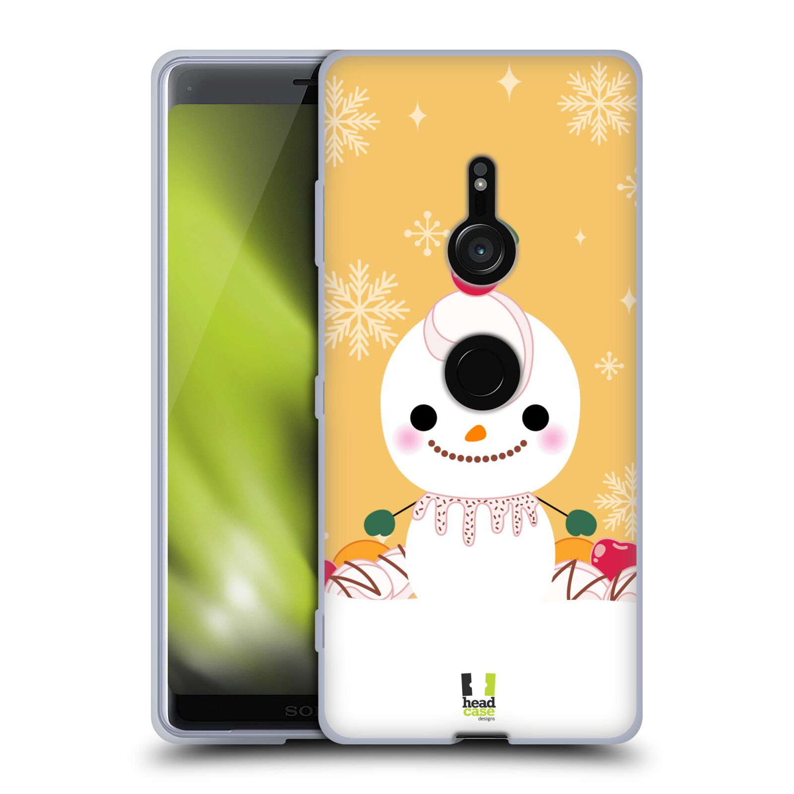 HEAD CASE DESIGNS SNOWMEN SOFT GEL CASE FOR SONY PHONES 1 - Picture 8 of 13