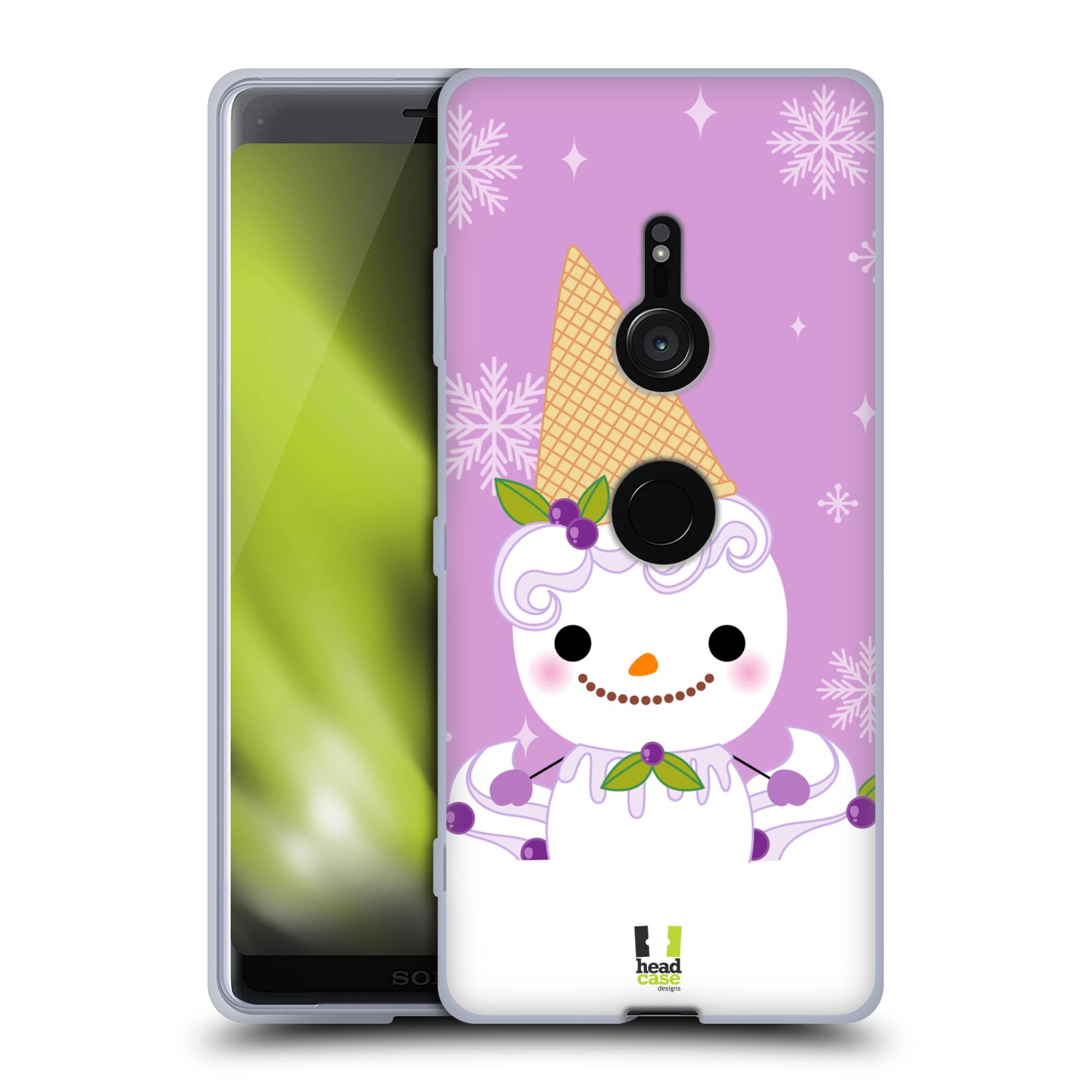 HEAD CASE DESIGNS SNOWMEN SOFT GEL CASE FOR SONY PHONES 1 - Picture 9 of 13