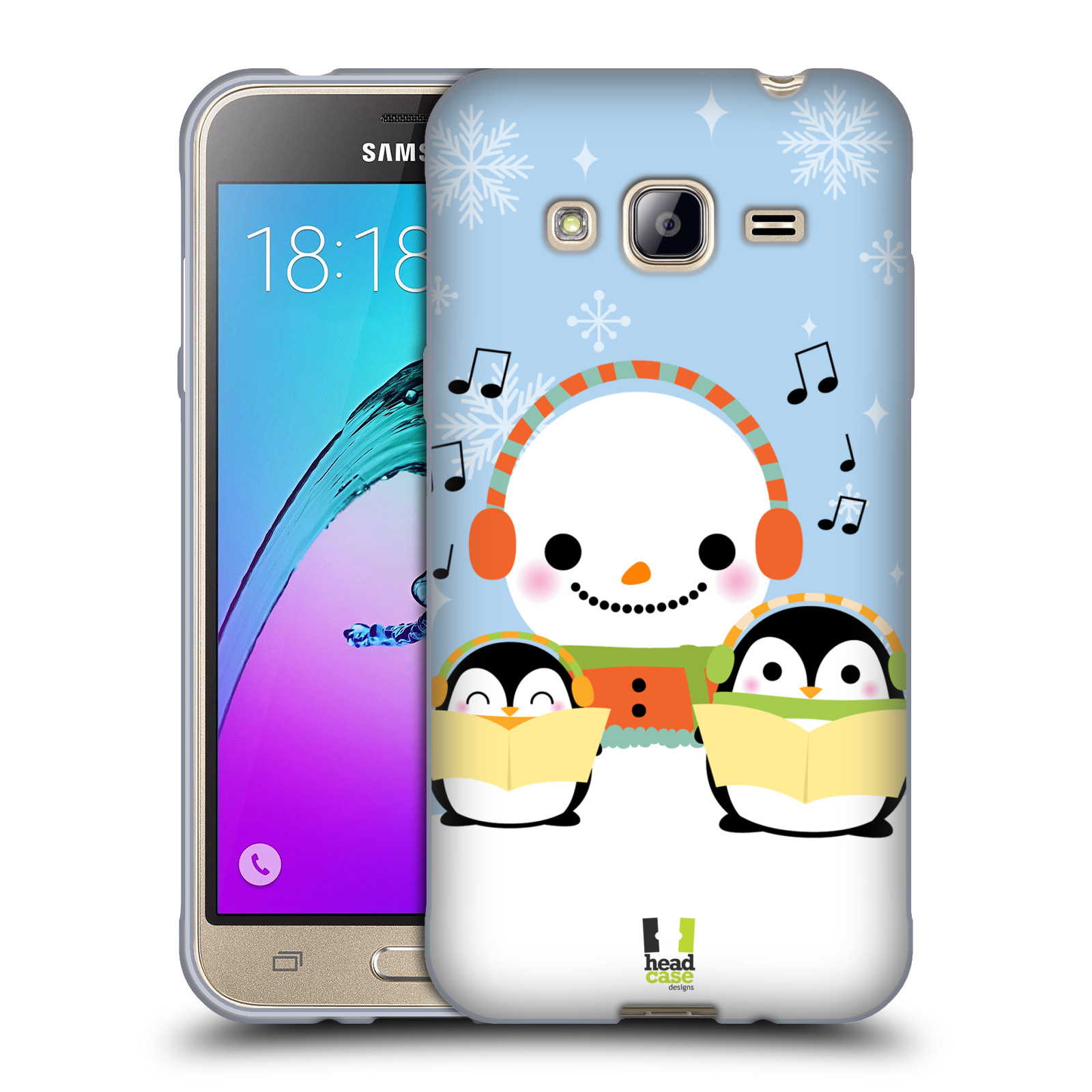 HEAD CASE DESIGNS SNOWMEN SOFT GEL CASE FOR SAMSUNG PHONES 3 - Picture 11 of 13