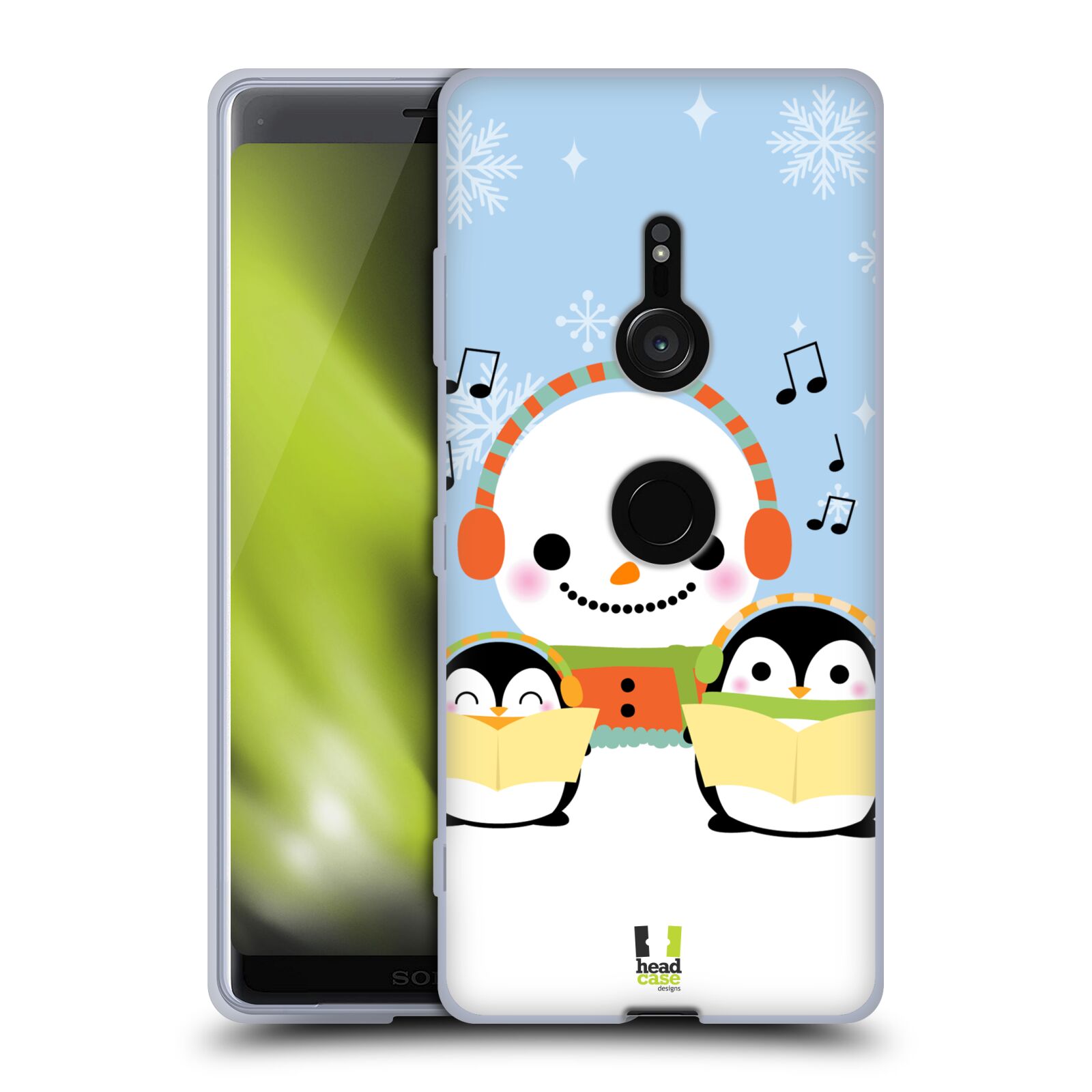 HEAD CASE DESIGNS SNOWMEN SOFT GEL CASE FOR SONY PHONES 1 - Picture 11 of 13