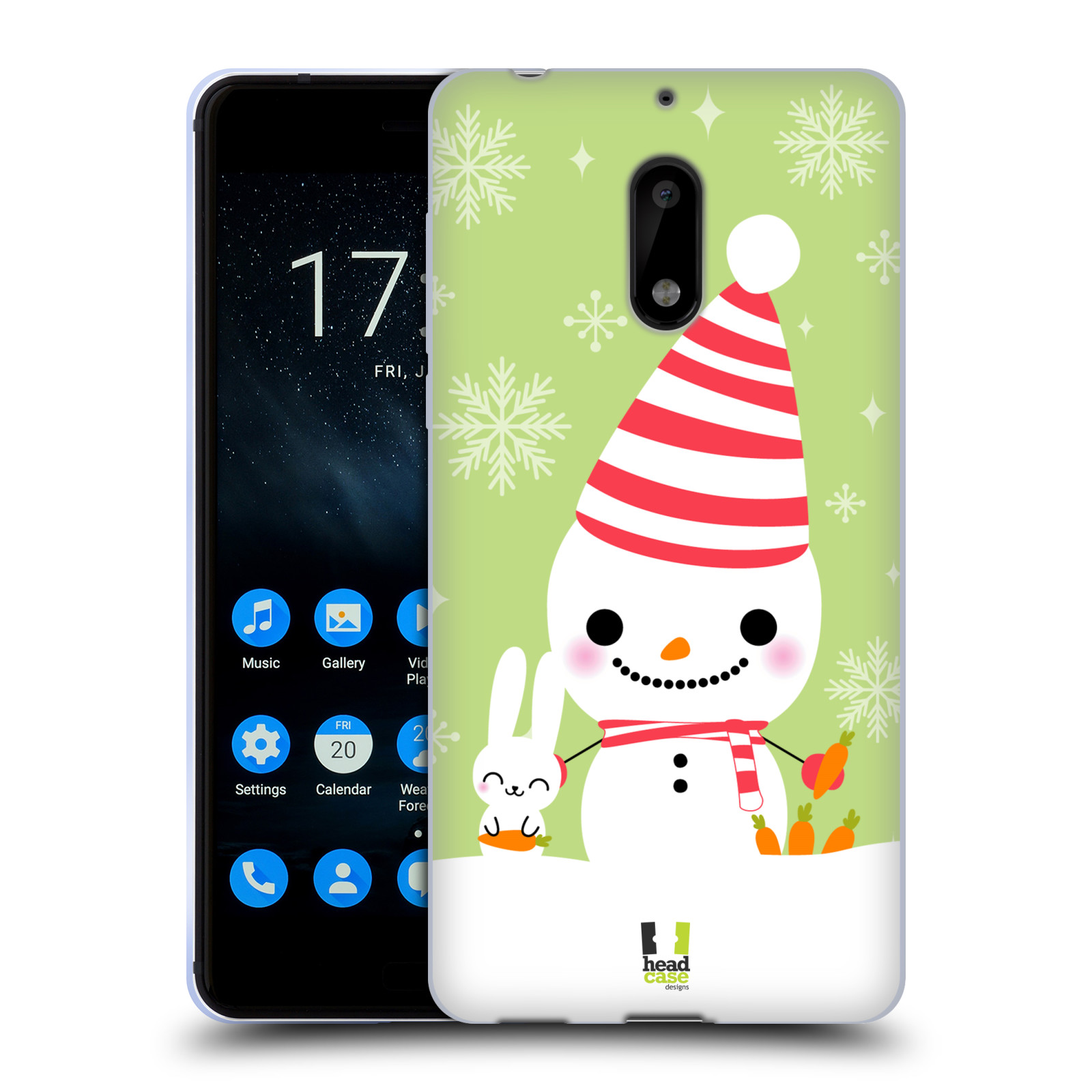 FUNDA HEAD CASE DESIGNS CON DIBUJO DE GEL SUAVE PARA TELÉFONOS NOKIA 1 - Imagen 13 de 13