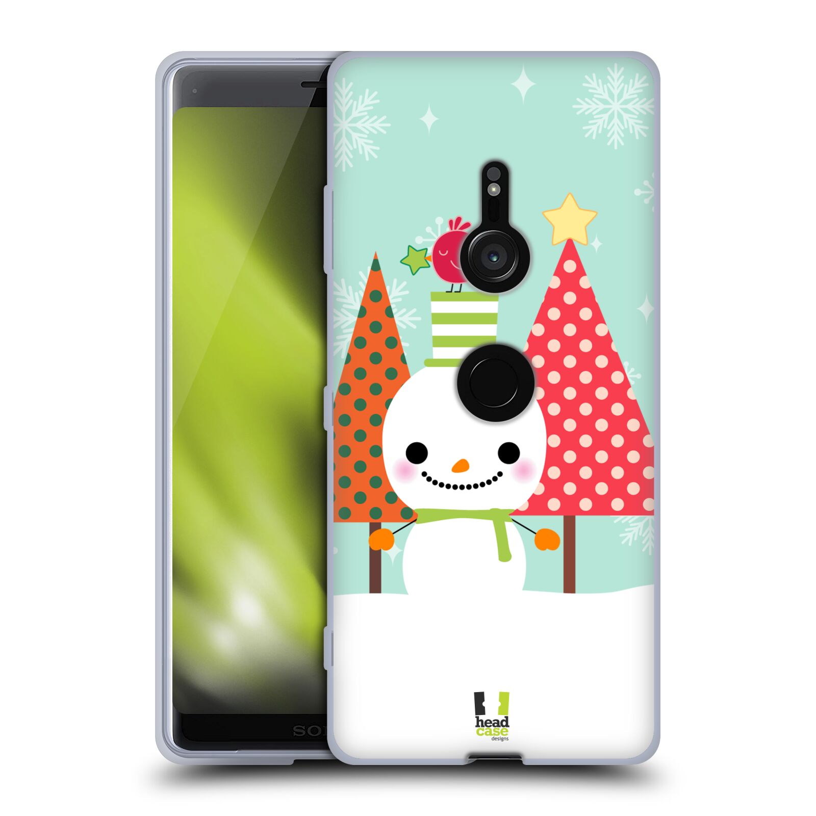 HEAD CASE DESIGNS SNOWMEN SOFT GEL CASE FOR SONY PHONES 1 - Picture 12 of 13