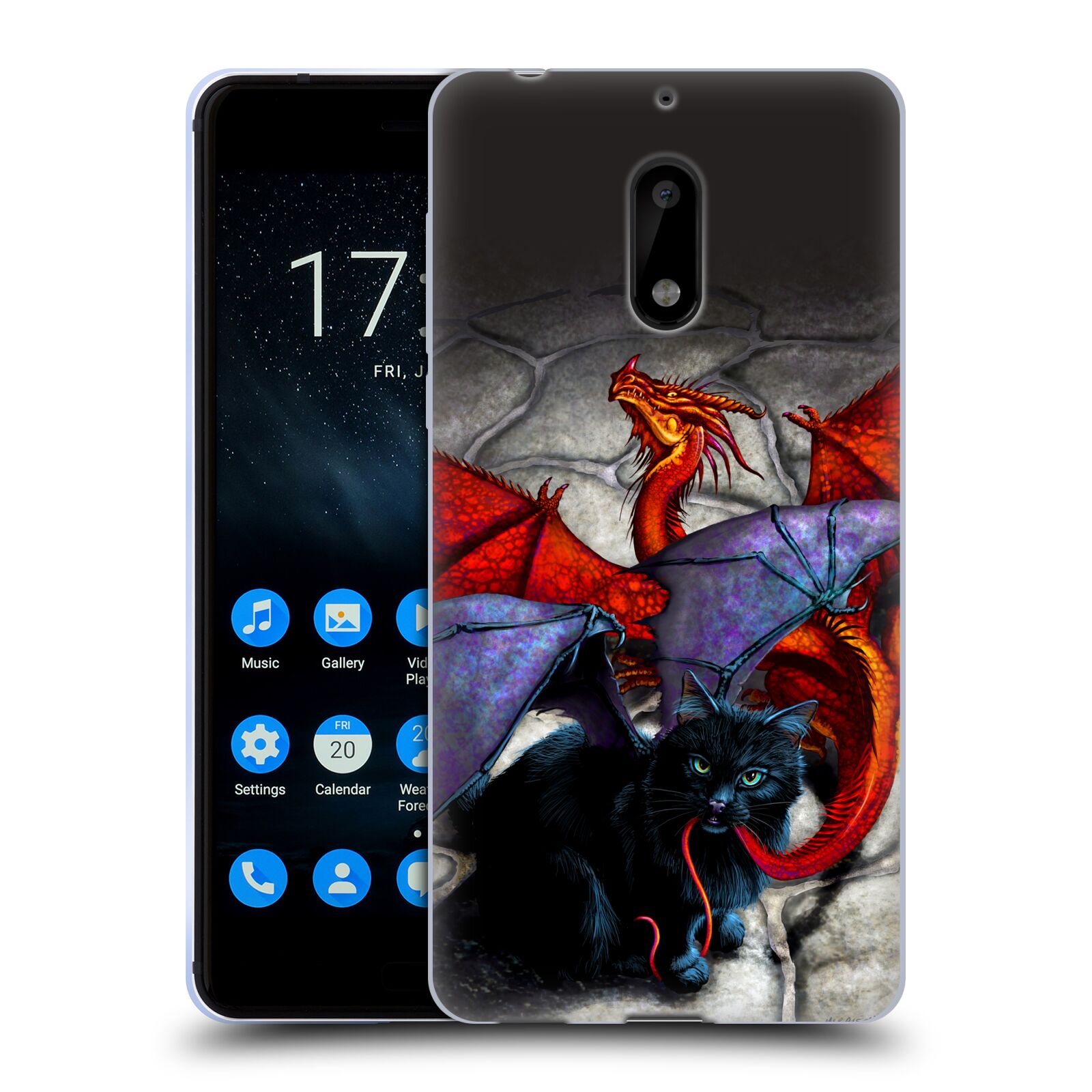 OFFICIAL STANLEY MORRISON DRAGONS 3 SOFT GEL CASE FOR NOKIA PHONES 1