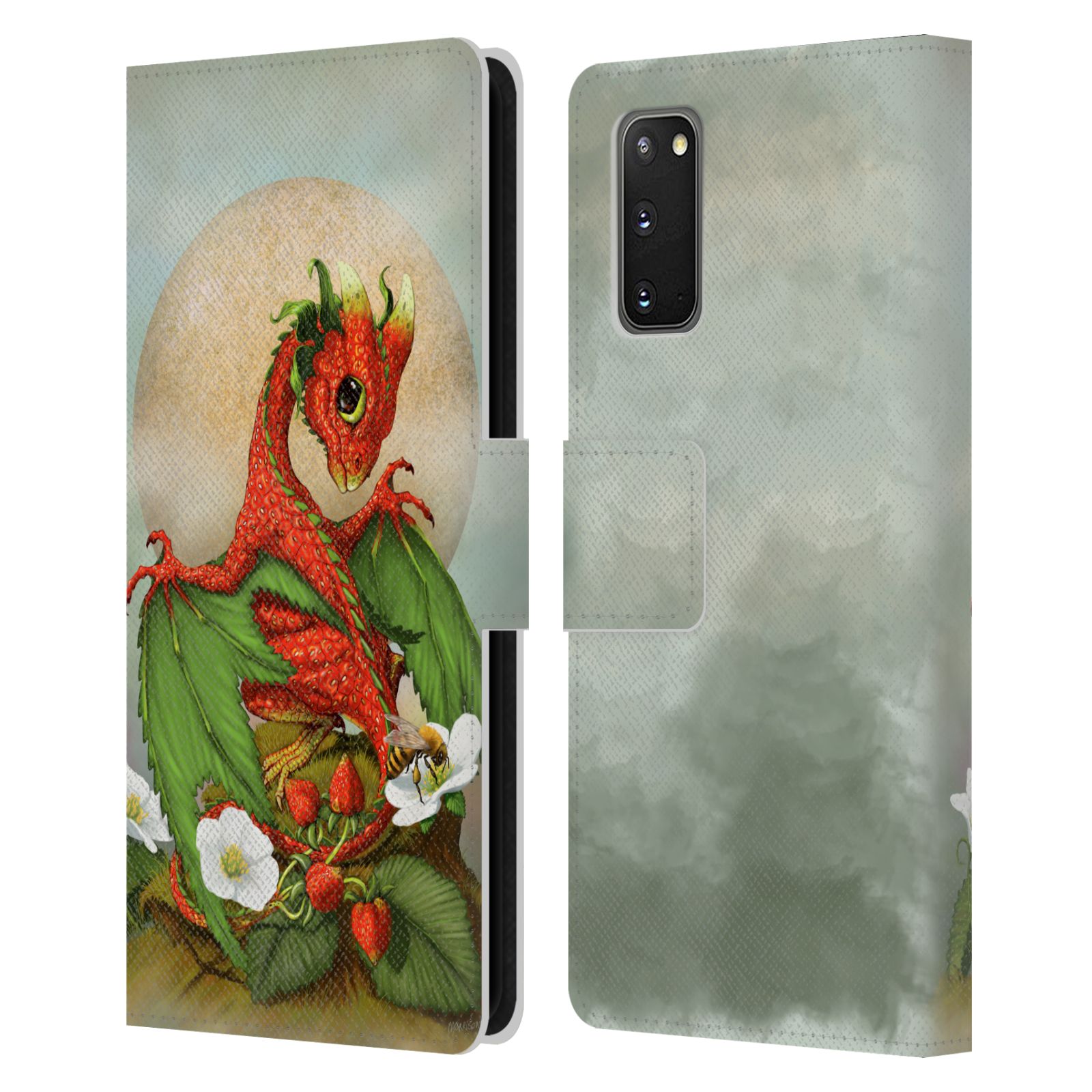 OFFICIAL STANLEY MORRISON DRAGONS 3 LEATHER BOOK CASE FOR SAMSUNG PHONES 2 - Picture 14 of 16