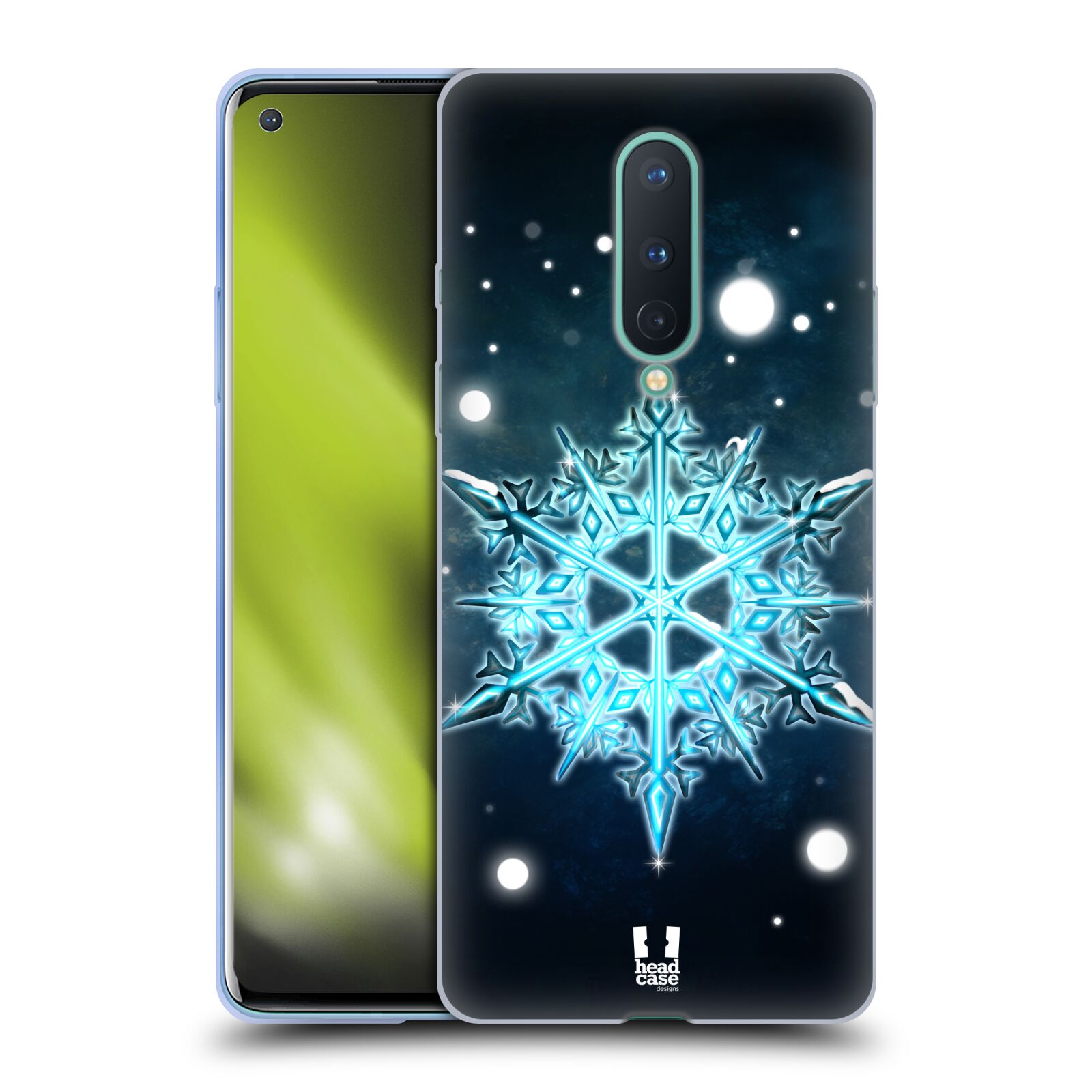 FUNDA HEAD CASE DESIGNS CON COPOS DE NIEVE PARA TELÉFONOS GOOGLE ONEPLUS - Imagen 11 de 11