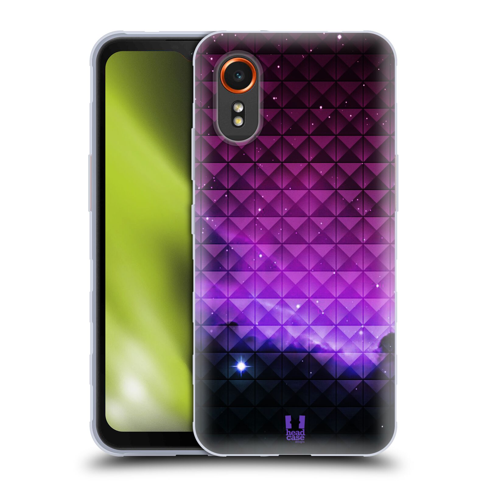 Silikonové pouzdro - Samsung Galaxy Xcover 7 5G - Head Case - PURPLE HAZE (Silikonový kryt, obal, pouzdro na mobilní telefon Samsung Galaxy Xcover 7 5G s motivem PURPLE HAZE)