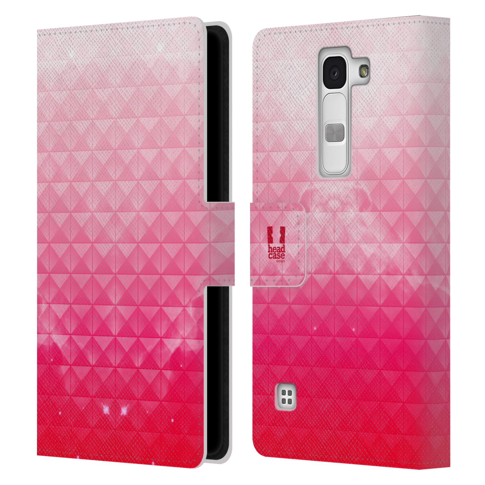 HEAD CASE DESIGNS STUDDED OMBRE LEATHER BOOK CASE & WALLPAPER FOR LG PHONES 2 - Picture 13 of 14