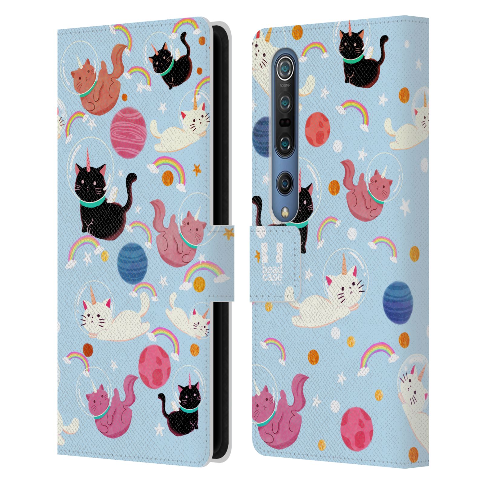 HEAD CASE DESIGNS SPACE UNICORNS LEATHER BOOK WALLET CASE FOR XIAOMI PHONES - Picture 7 of 9