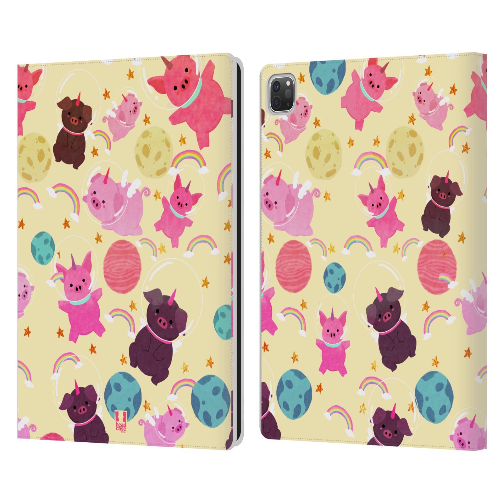 HEAD CASE DESIGNS SPACE UNICORNS LEATHER BOOK WALLET CASE COVER FOR APPLE iPAD - Picture 8 of 9