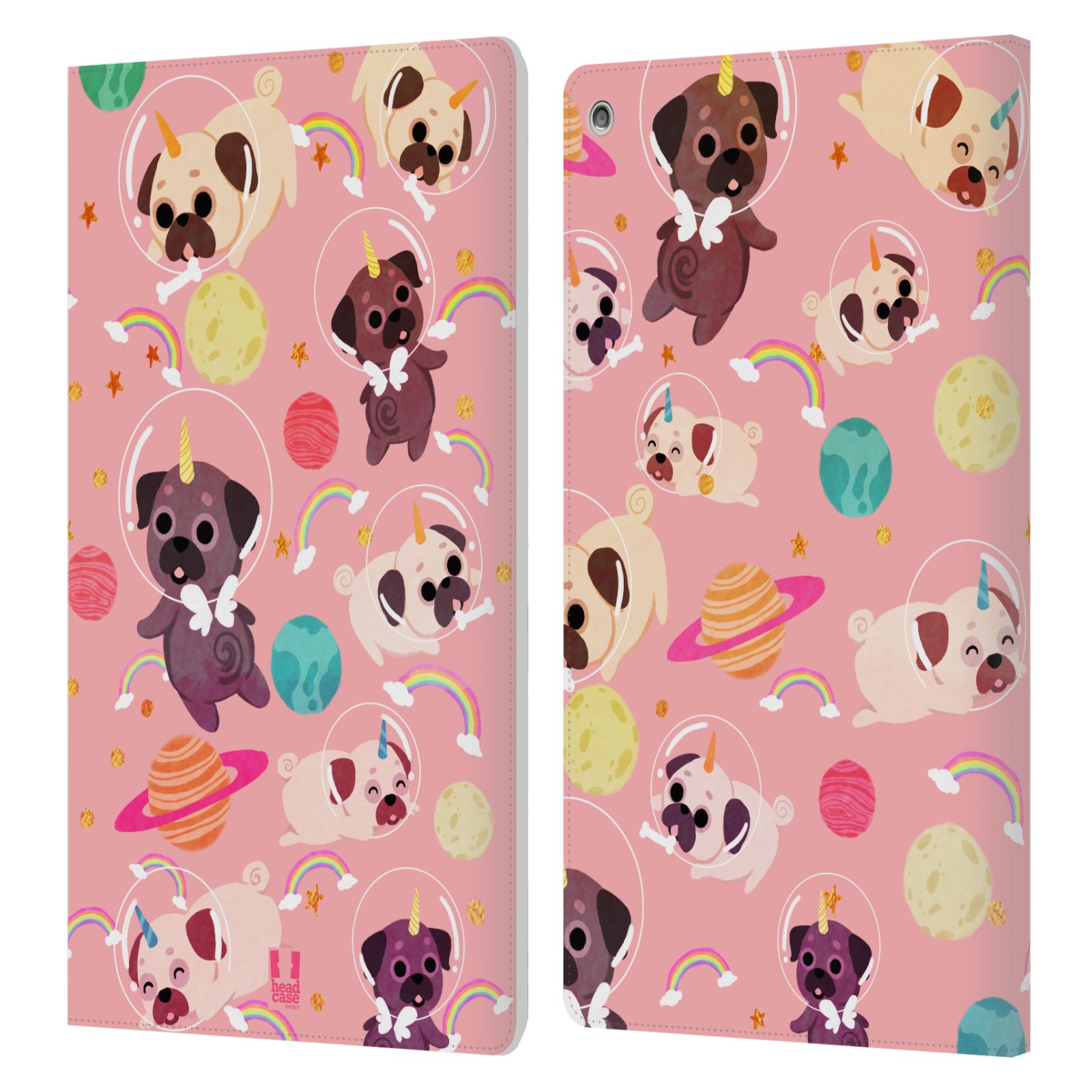 HEAD CASE DESIGNS SPACE UNICORNS LEATHER BOOK WALLET CASE COVER FOR AMAZON FIRE - Picture 9 of 9