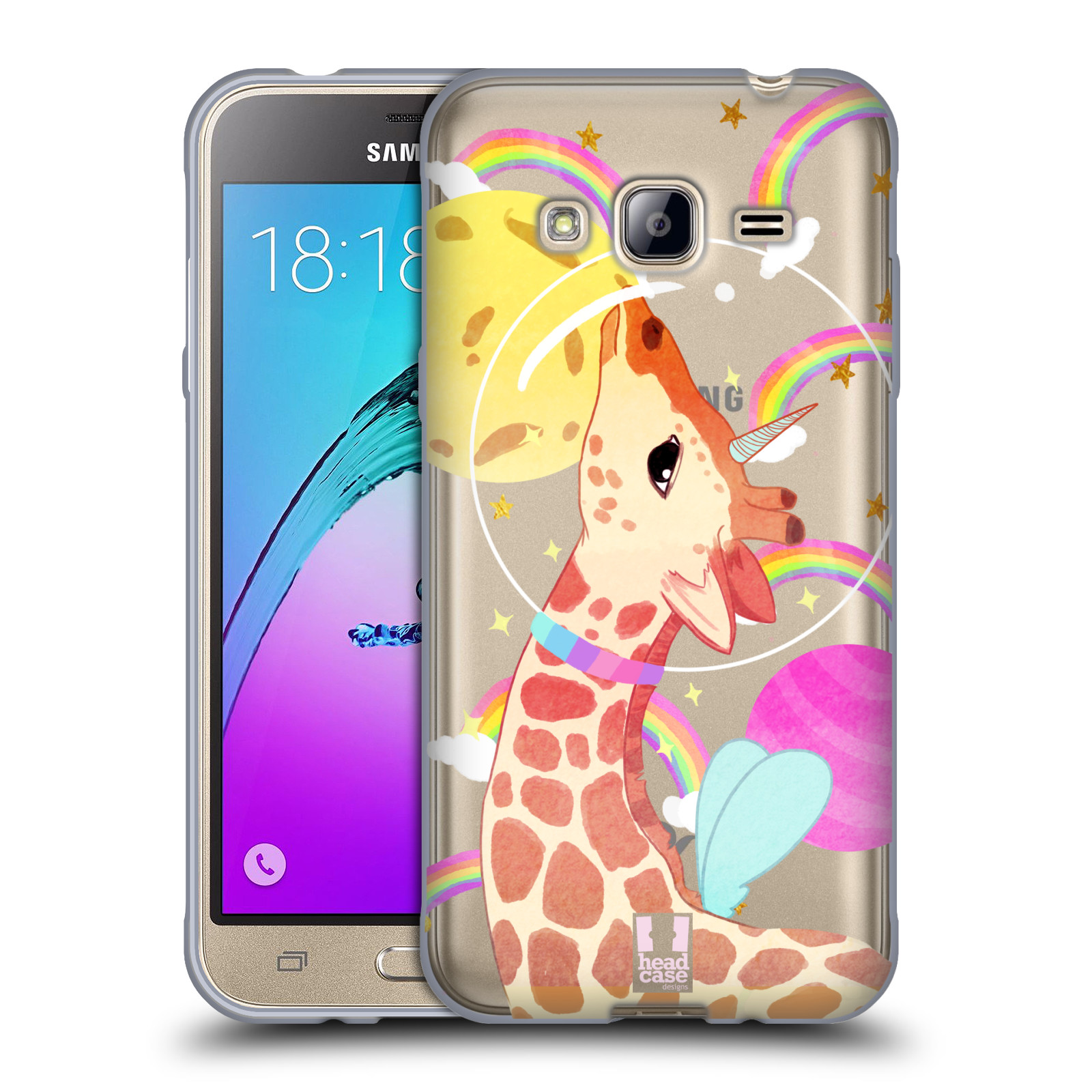 FUNDA HEAD CASE DESIGNS CON DIBUJO DE 2 UNICORNIOS ESPACIALES PARA TELÉFONOS SAMSUNG 3 - Imagen 9 de 11