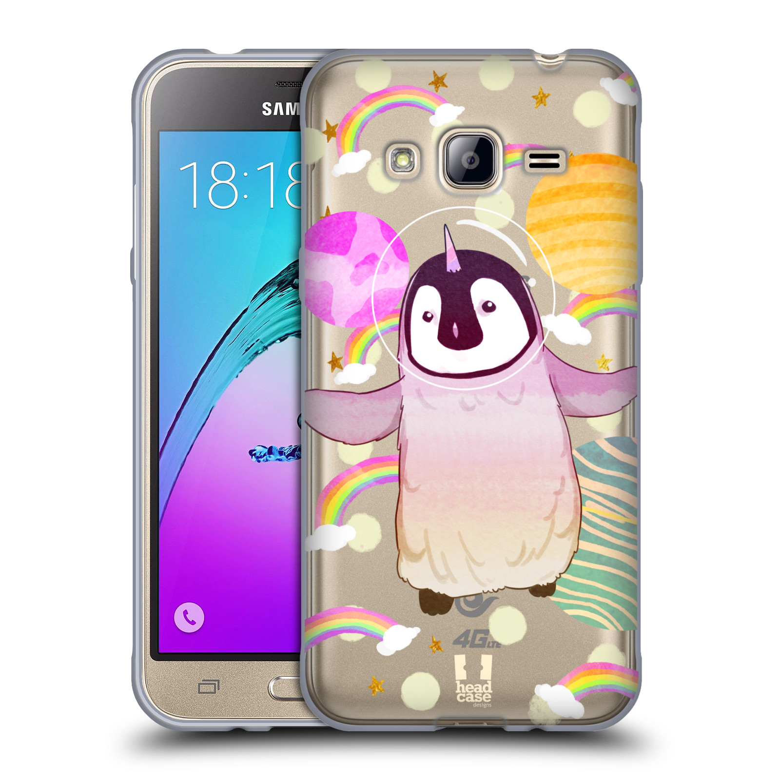 FUNDA HEAD CASE DESIGNS CON DIBUJO DE 2 UNICORNIOS ESPACIALES PARA TELÉFONOS SAMSUNG 3 - Imagen 10 de 11
