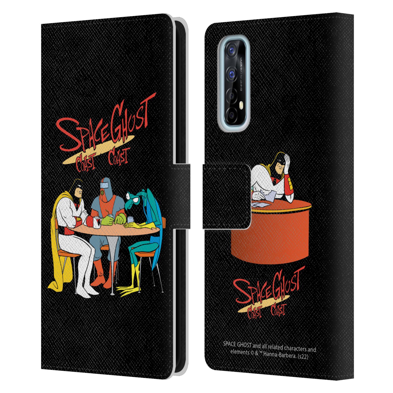 OFFICIAL SPACE GHOST COAST TO COAST GRAPHICS LEATHER BOOK CASE FOR REALME PHONES - Picture 7 of 9