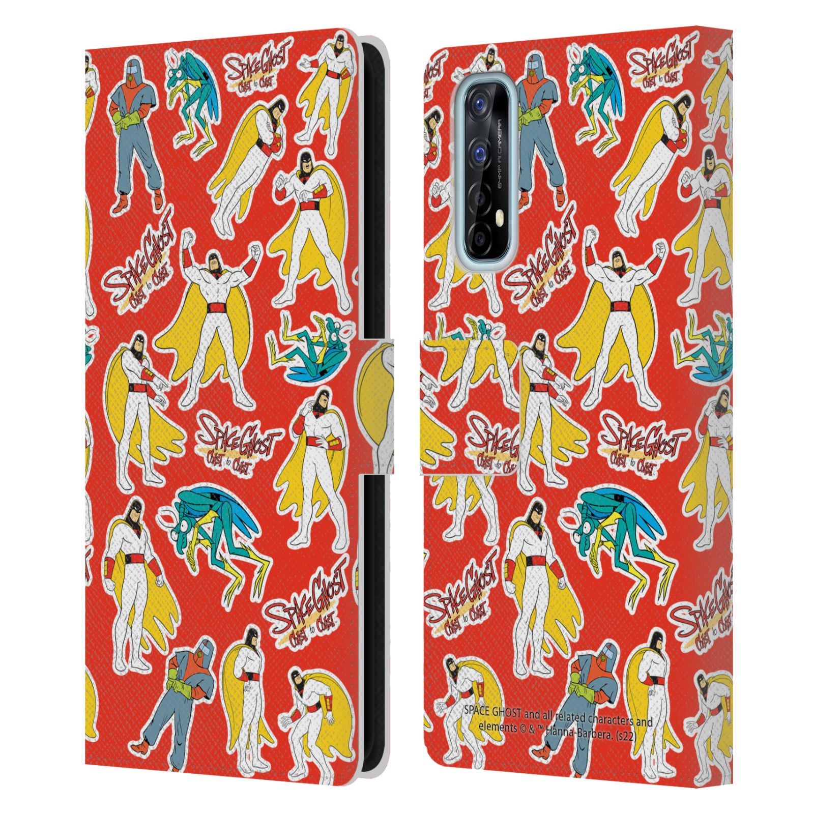 OFFICIAL SPACE GHOST COAST TO COAST GRAPHICS LEATHER BOOK CASE FOR REALME PHONES - Picture 8 of 9