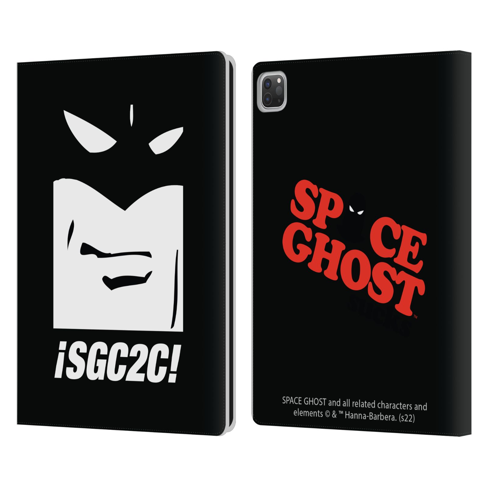OFFICIAL SPACE GHOST COAST TO COAST GRAPHICS LEATHER BOOK CASE FOR APPLE iPAD - Picture 9 of 9
