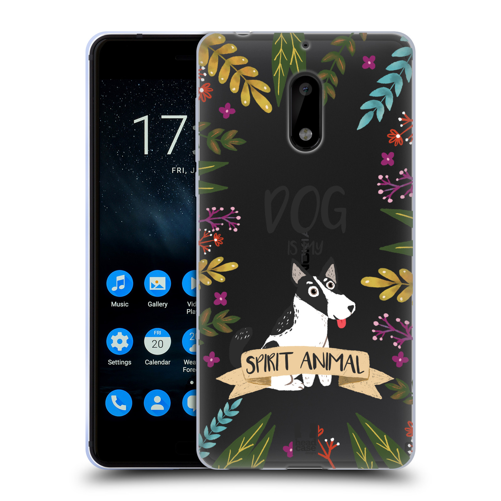 FUNDA DE GEL Y FONDO DE PANTALLA HEAD CASE CON ILUSTRACIONES DE ANIMALES ESPIRITUALES PARA TELÉFONOS NOKIA 1 - Imagen 10 de 17