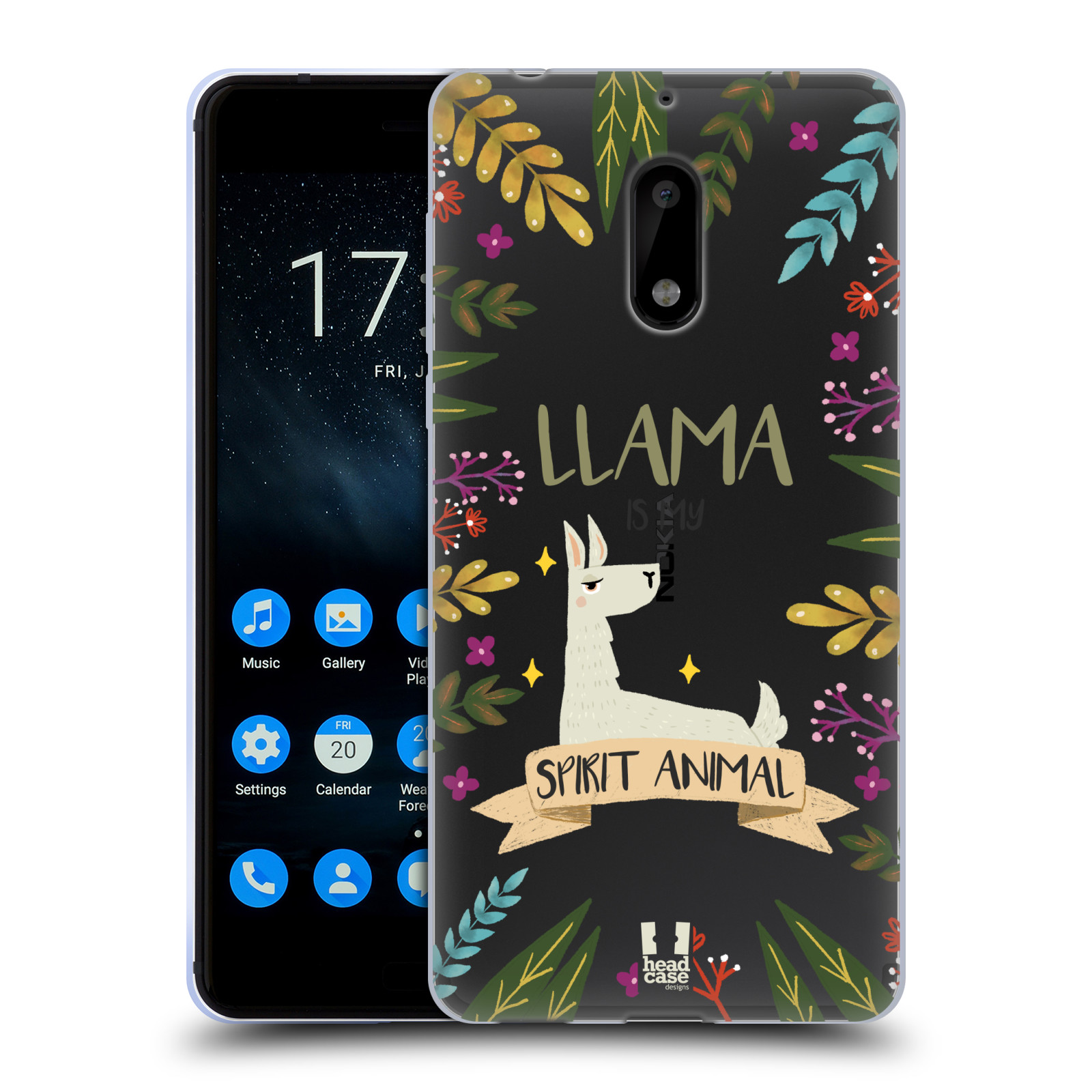 FUNDA DE GEL Y FONDO DE PANTALLA HEAD CASE CON ILUSTRACIONES DE ANIMALES ESPIRITUALES PARA TELÉFONOS NOKIA 1 - Imagen 13 de 17