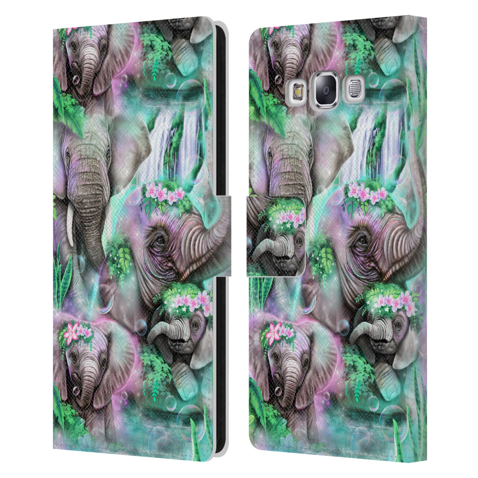 OFFICIAL SHEENA PIKE ANIMALS LEATHER BOOK WALLET CASE COVER FOR SAMSUNG PHONES 3 - Picture 7 of 16