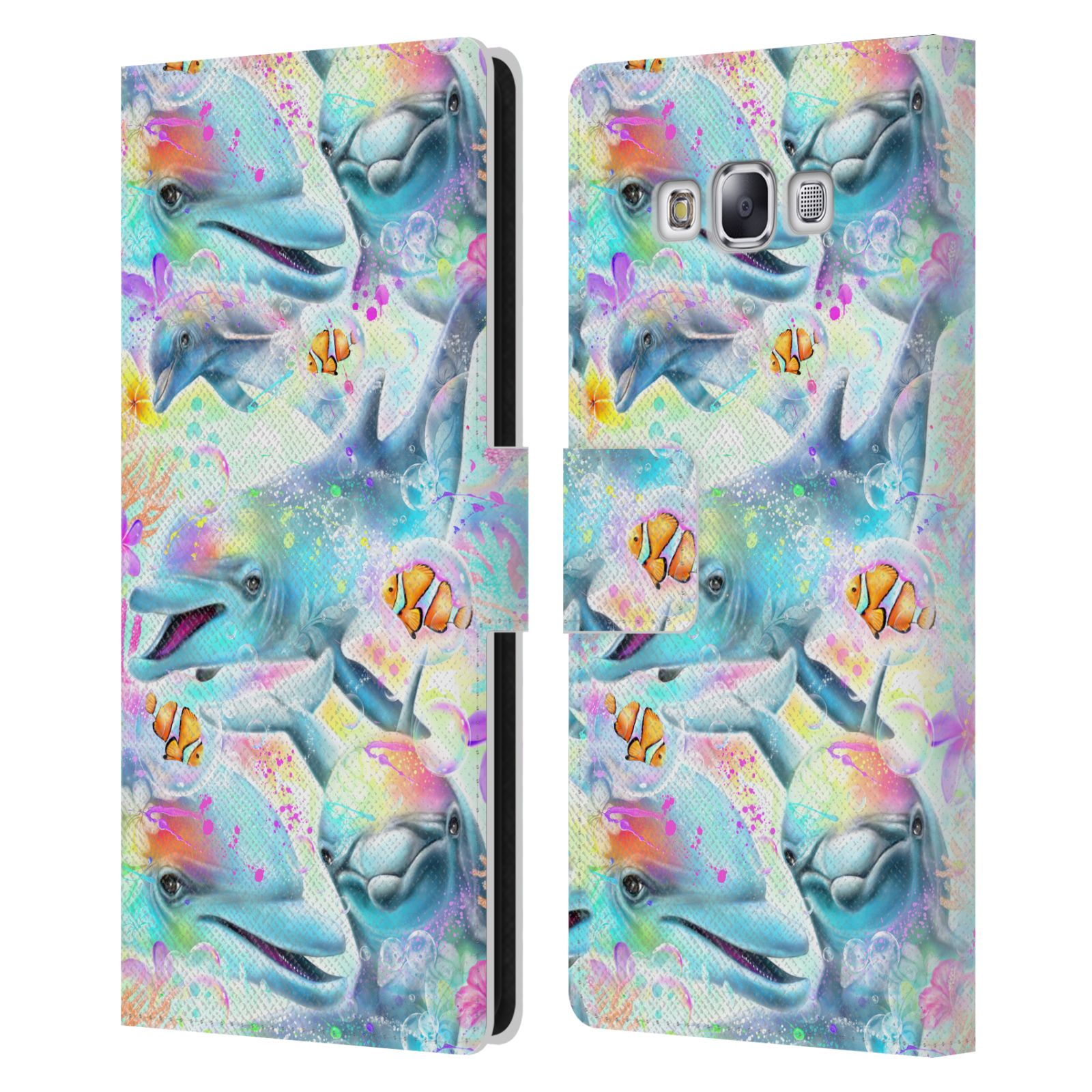 OFFICIAL SHEENA PIKE ANIMALS LEATHER BOOK WALLET CASE COVER FOR SAMSUNG PHONES 3 - Picture 14 of 16