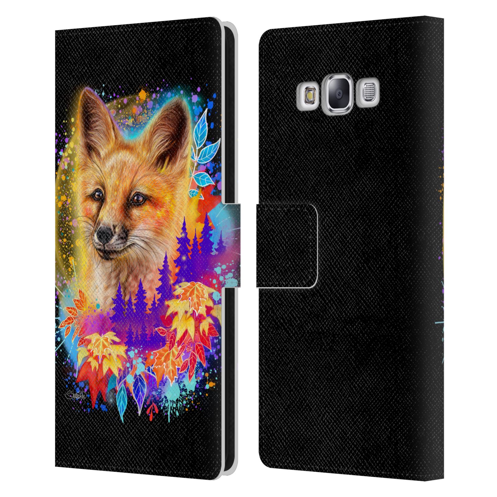 OFFICIAL SHEENA PIKE ANIMALS LEATHER BOOK WALLET CASE COVER FOR SAMSUNG PHONES 3 - Picture 15 of 16
