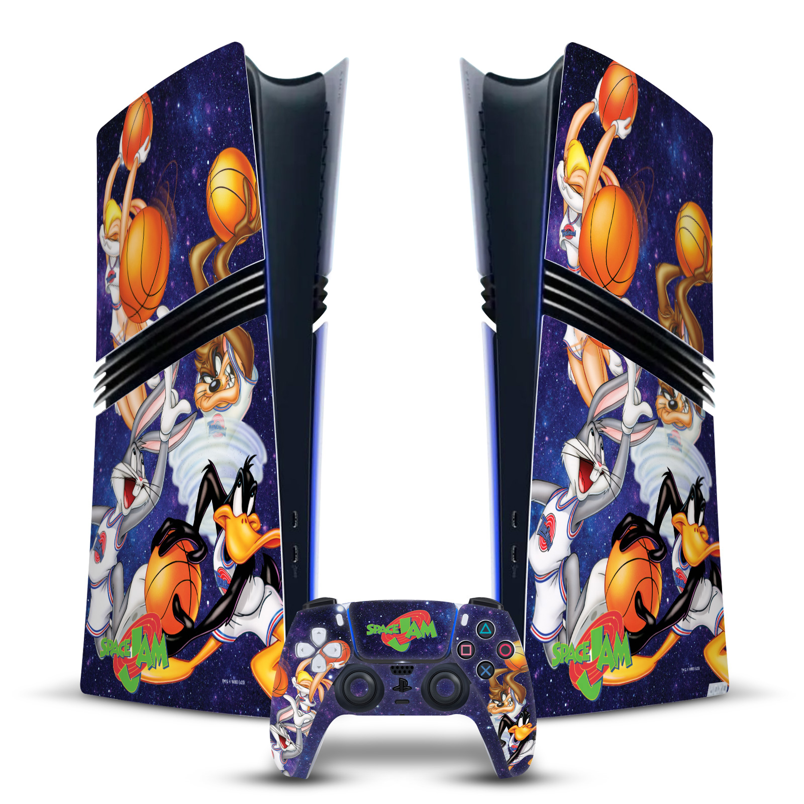 OFFICIAL SPACE JAM (1996) GRAPHICS VINYL SKIN FOR PS5 PRO DIGITAL EDITION BUNDLE