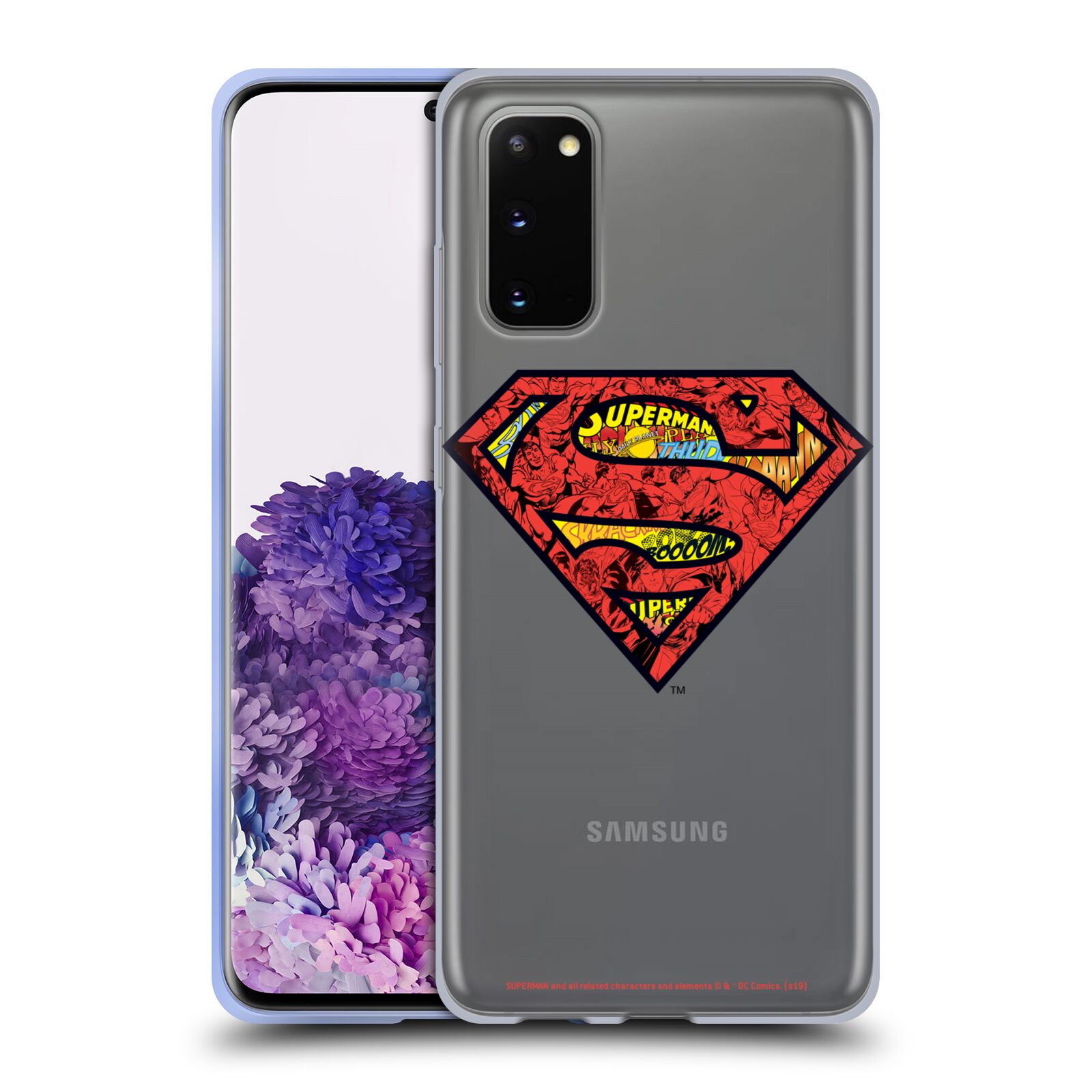 OFFICIAL SUPERMAN DC COMICS 80TH ANNIVERSARY SOFT GEL CASE FOR SAMSUNG PHONES 1 - Picture 9 of 11
